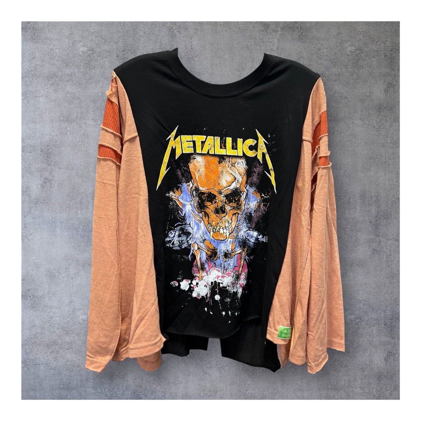 Metallica Drop Sleeve Tee One Size Fits A Small to Large Oversized