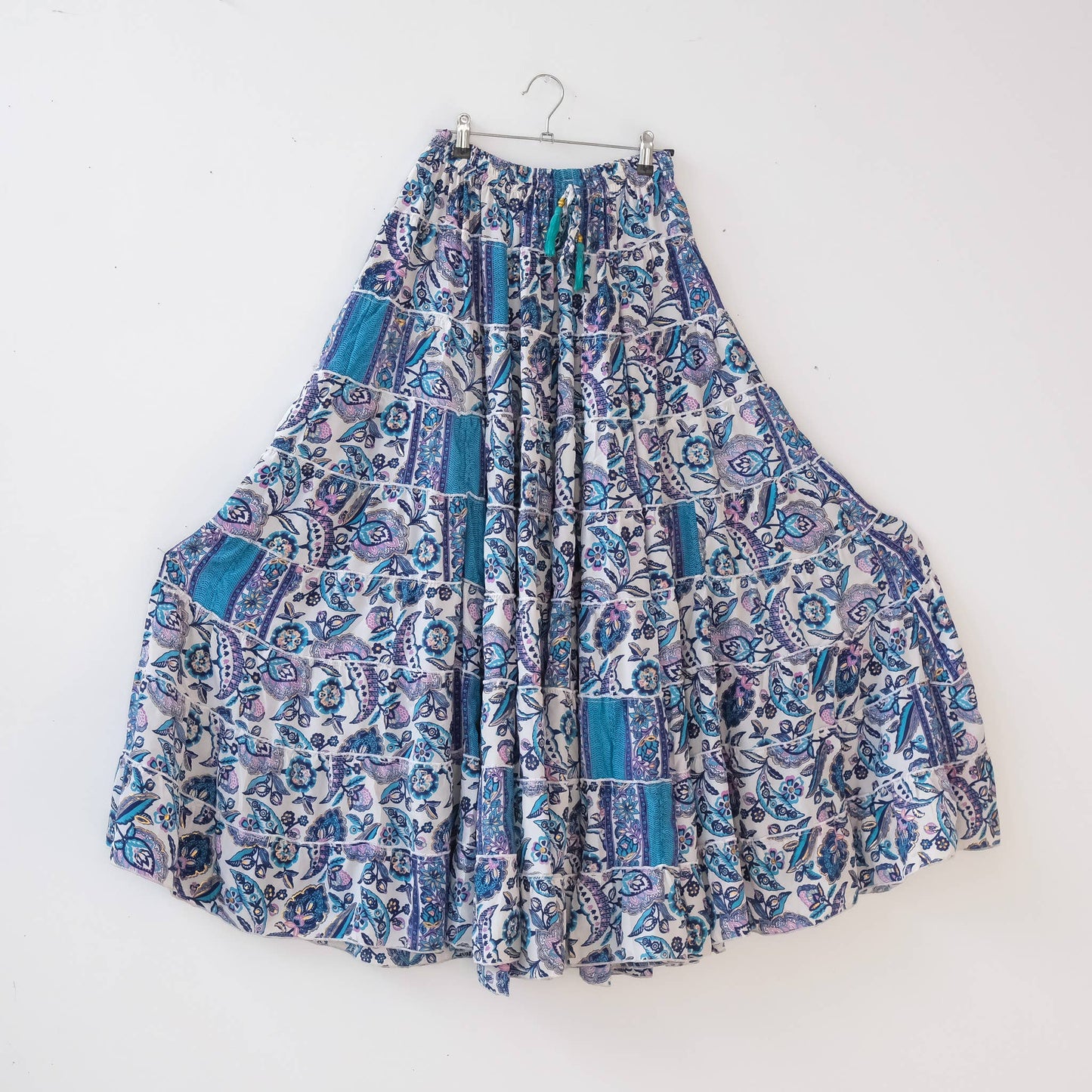 Flowy Fairycore Tiered Long Boho Skirts