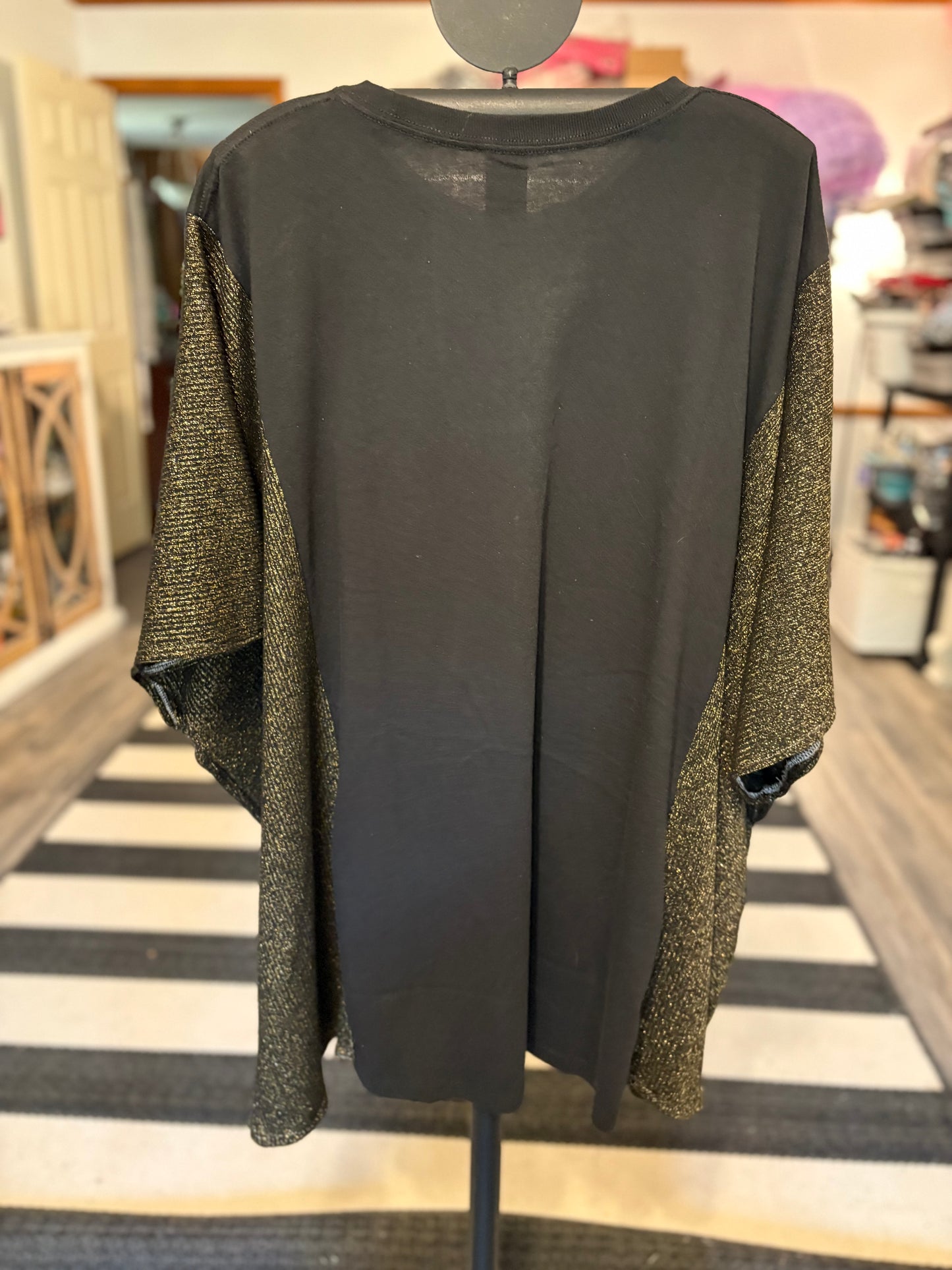 Freddy Upcycled Drop-Sleeve Knit Tee Dress One Size Fits a Small to 3X
