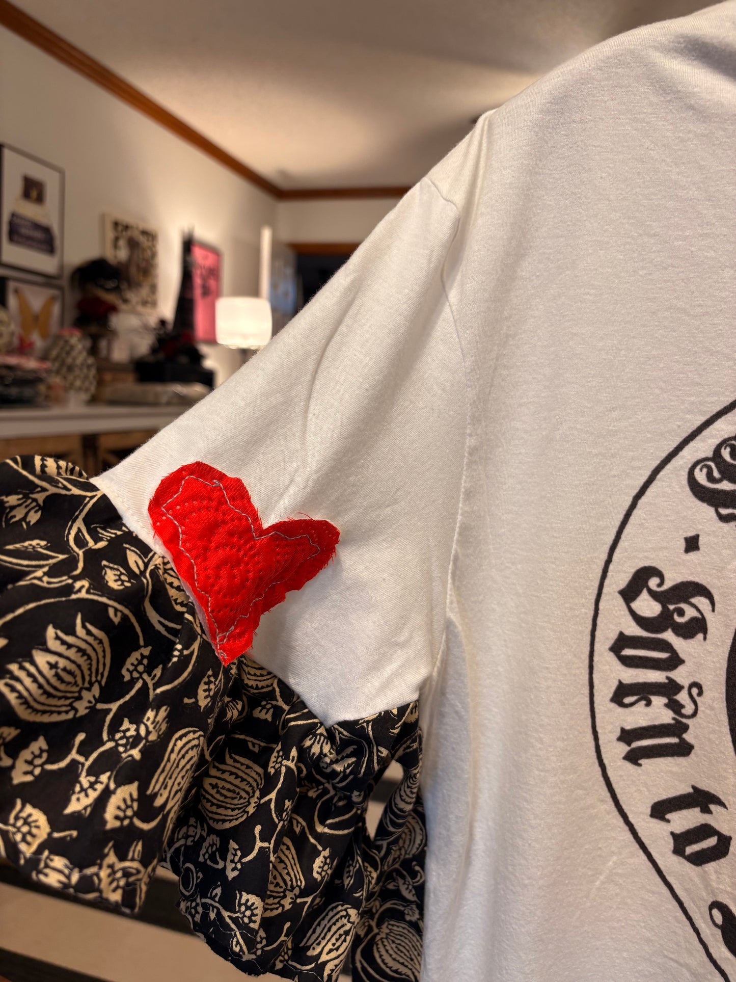 Born To Lose Ruffled Rockstar Dress One Size Fits a Small to XL Oversized