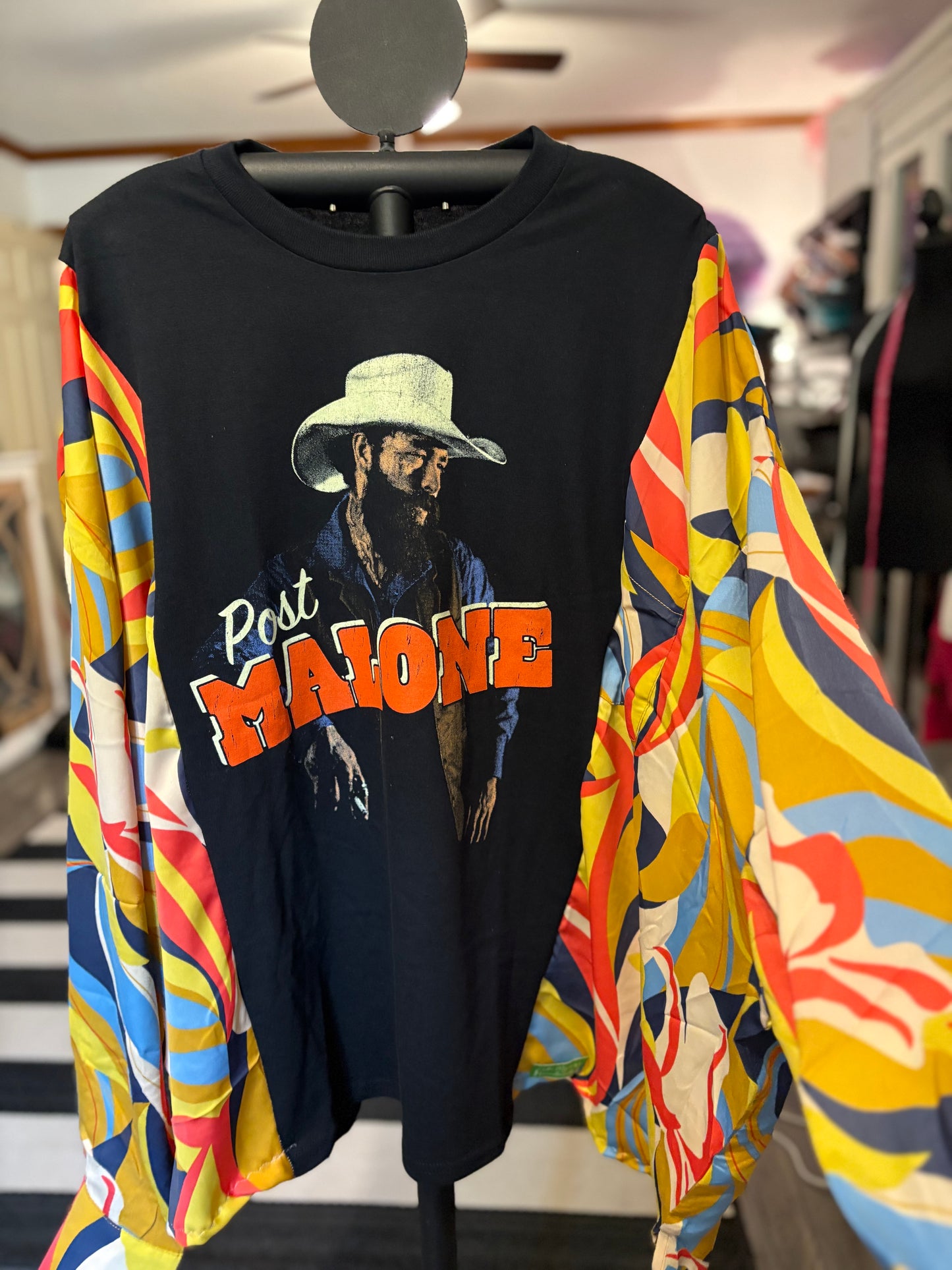 Post Malone Upcycled Tee One Size Fits a Small to XXL