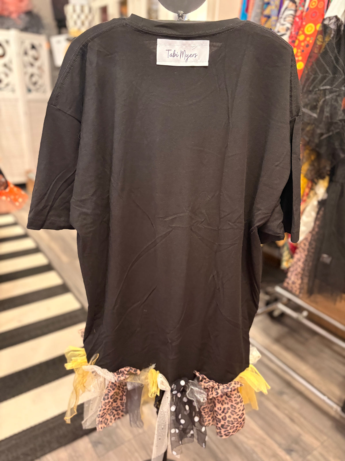Hunk of Burning Love Fringe Hi/Lo Tee One Size Fits Small to 3X