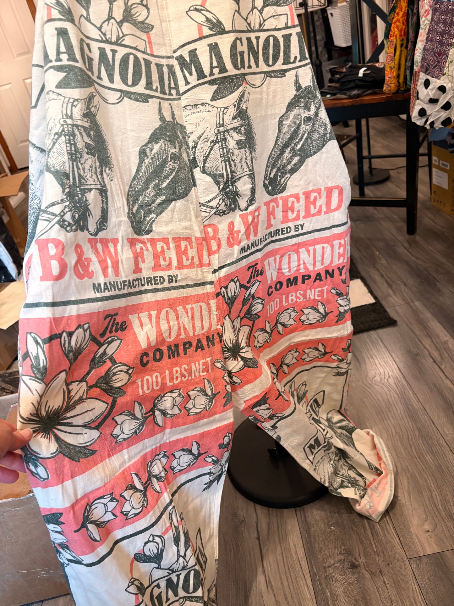 HORSE Feedsack Overalls One Size Fits Most S-XXL Oversized