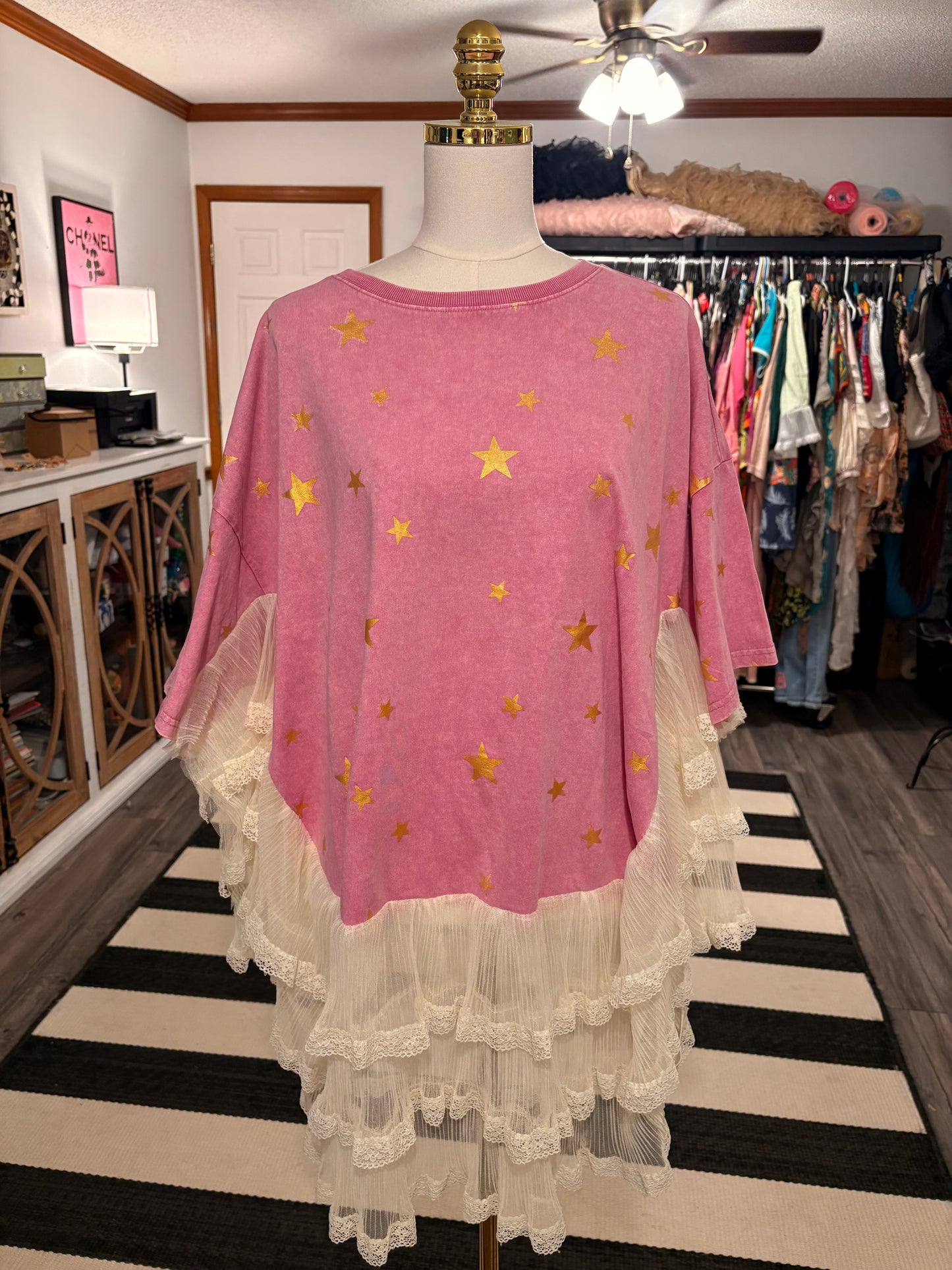 Twinkle Angel Poncho One Size Fits a Large to 3X