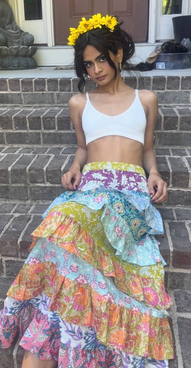 Sahara Bloom Skirt One Size Fits Small to XL 2-14