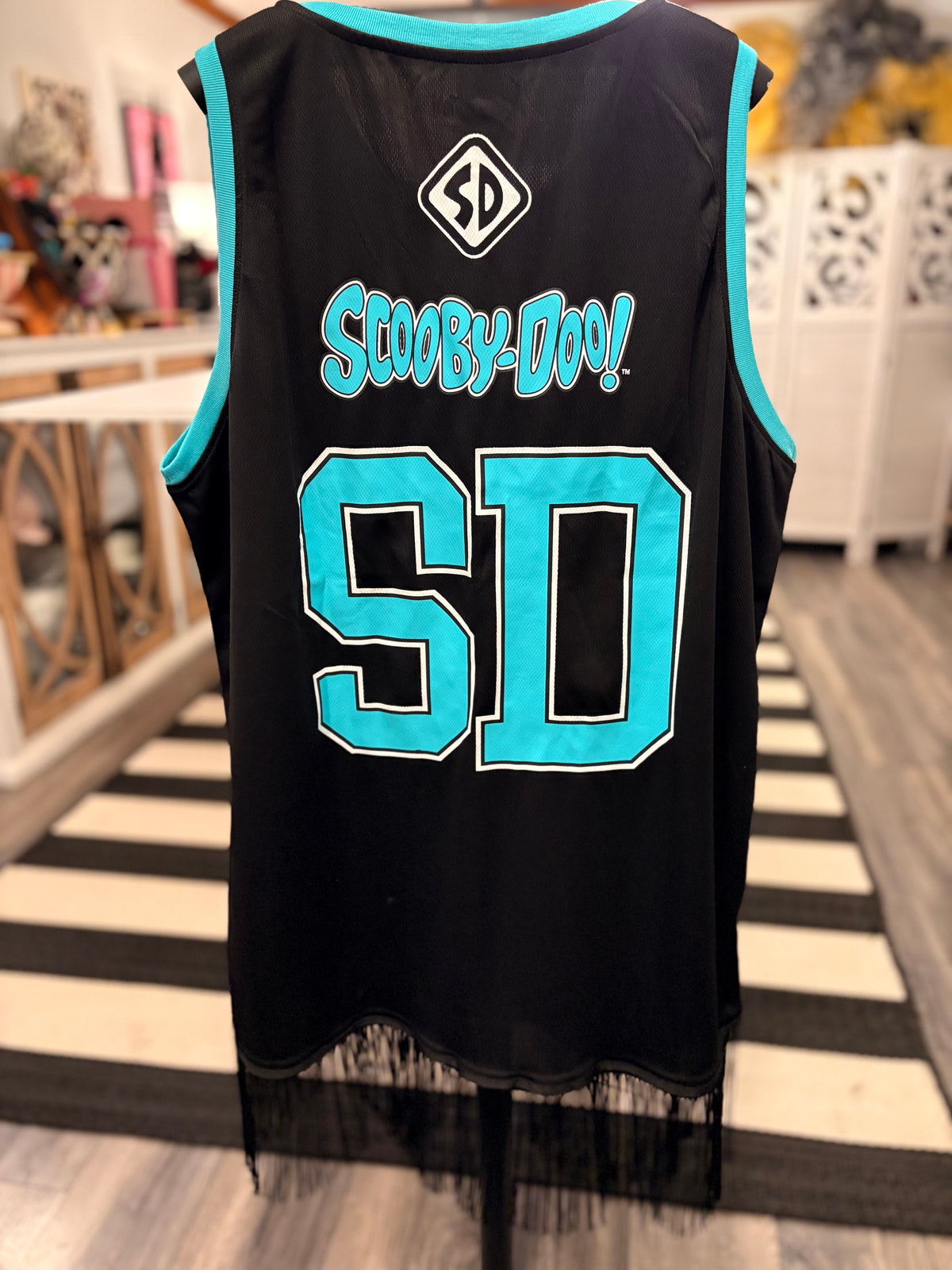 Where Are You? Glam Basketball Top One Size Fits a Small to XL
