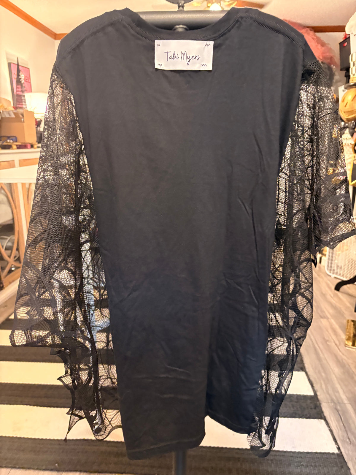 Bewitched Spiderweb Poncho Tee One Size Fits Small to 3X (Copy)