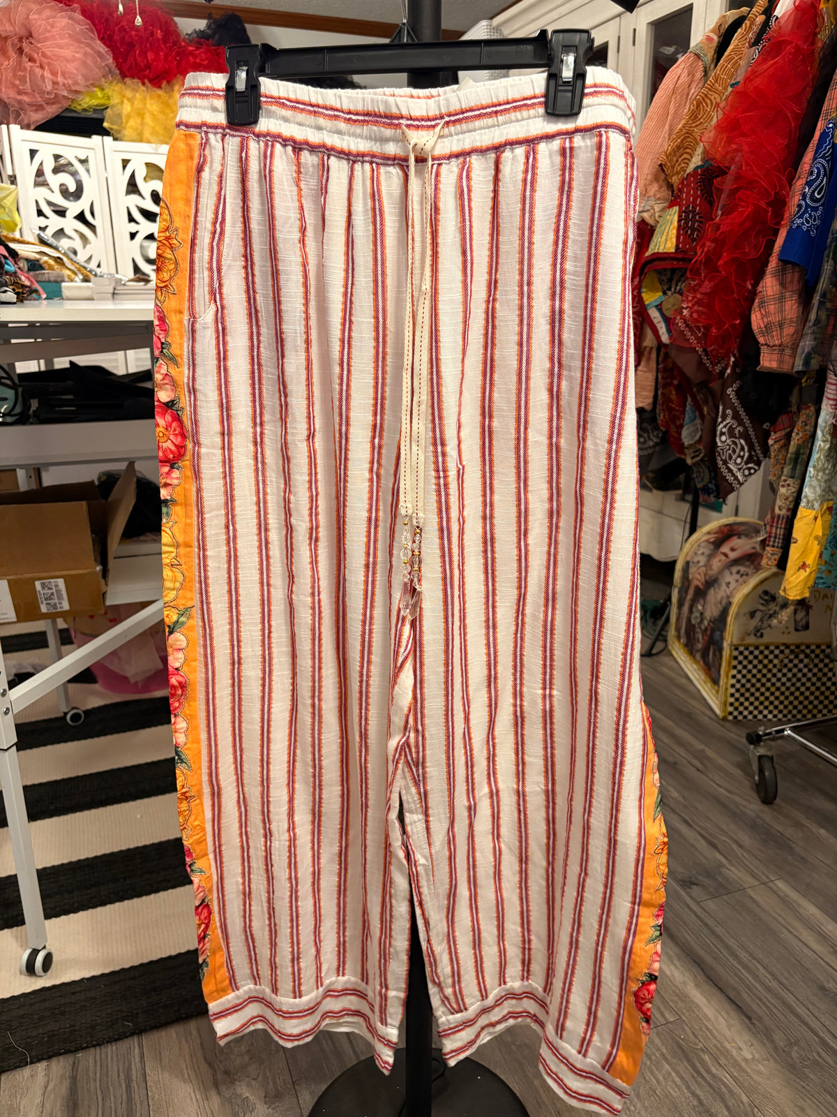 Striped Goddess Pants by Aratta XL 12/14