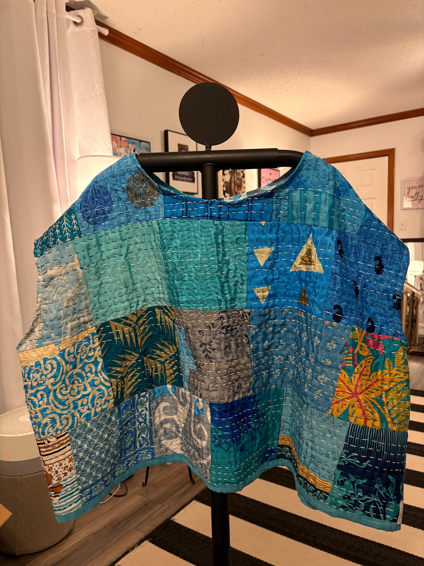 Blaire Kantha Top One Size Fits a Small to XXL