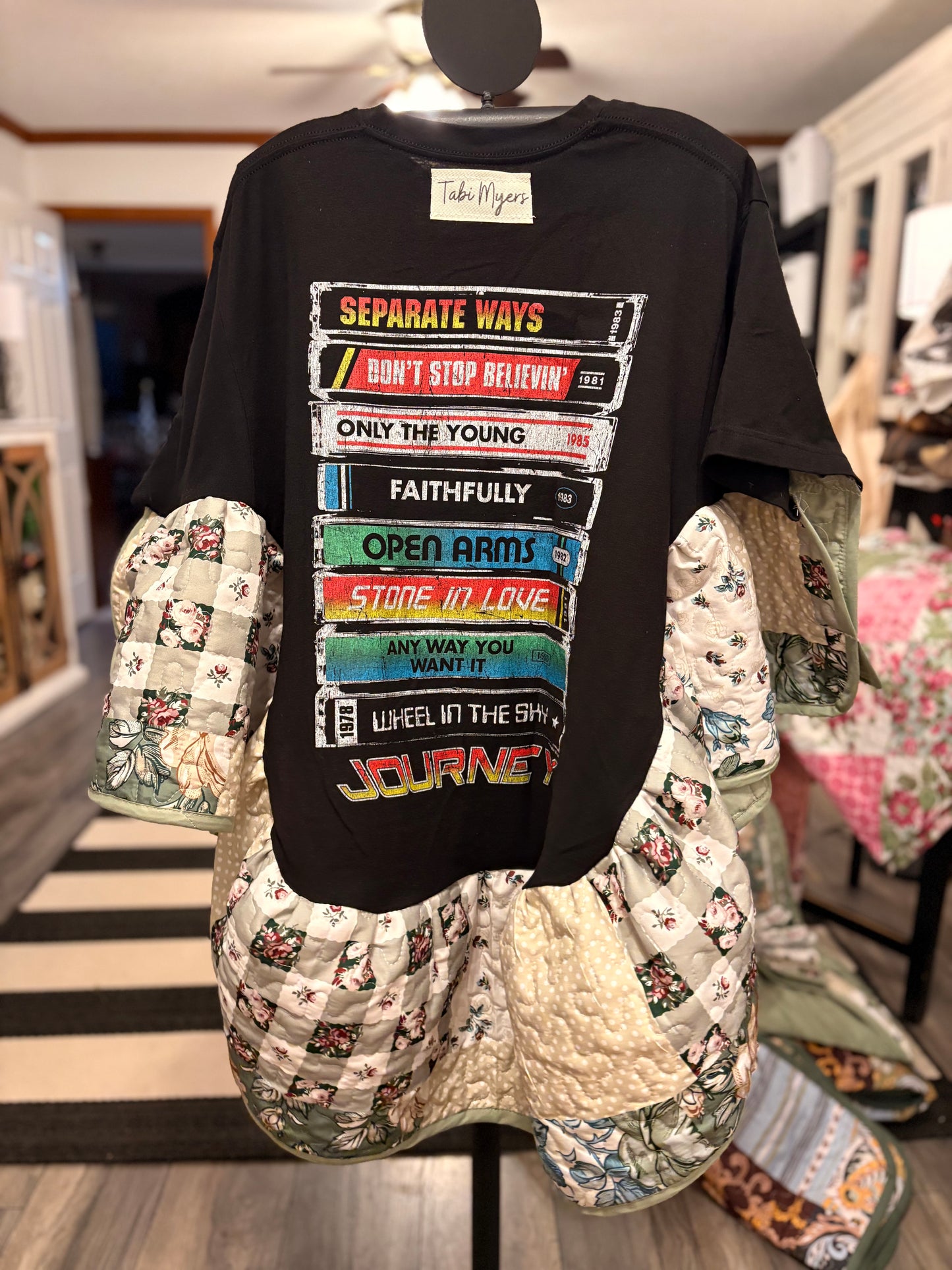 Journey Quilted Rock Angel Poncho One Size Fits a Large to 4X (12-24) SUPER Oversized