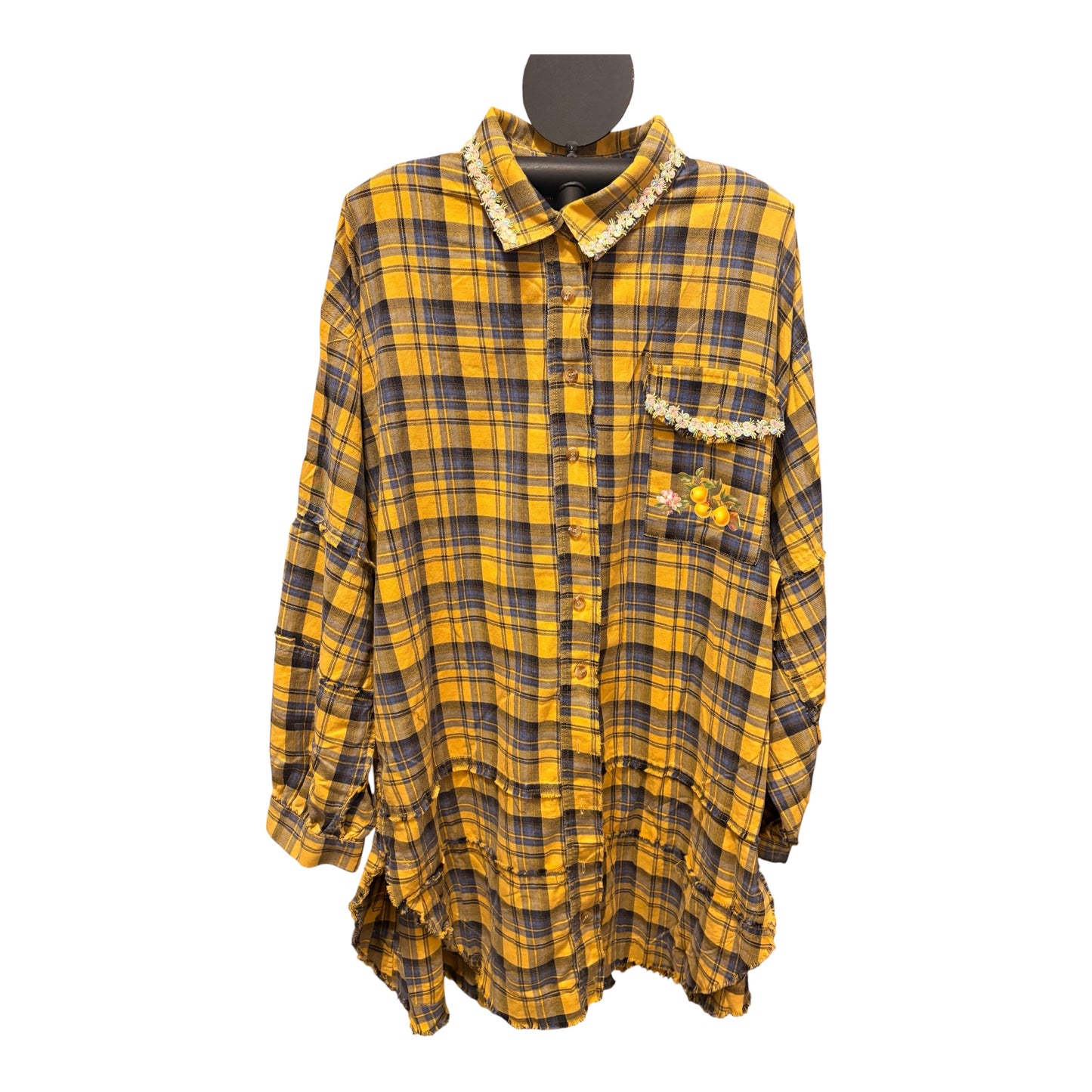 Petunia Bunny “Junk” Flannel Very Long Length One Size Fits an XXL-3X 16-20