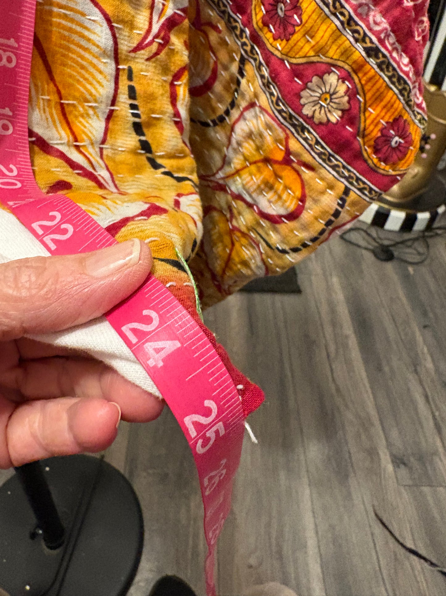 Jesus Upcycled Vintage Kantha Quilt Poncho Tee One Size Fits a Small to XL