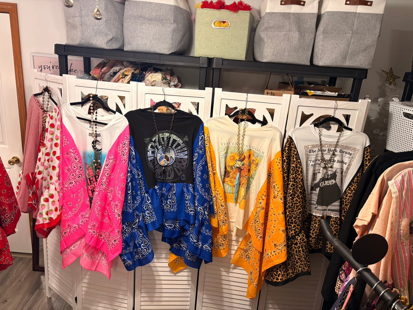 Sunflowers Bandana Poncho One Size Fits a Small to XXL