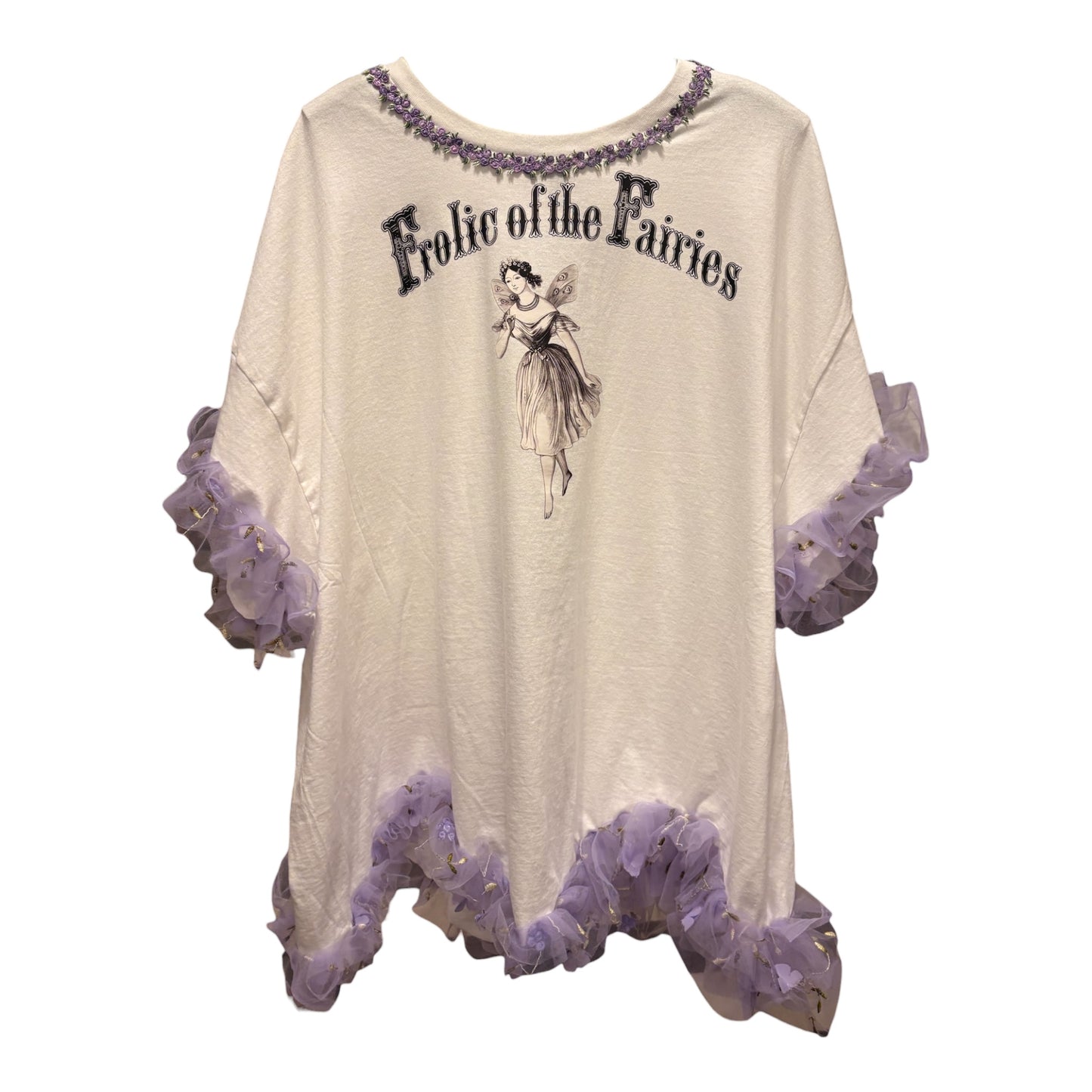 Frolic of the Fairies “Junk” Tee One Size Fits a Large to 2X Oversized