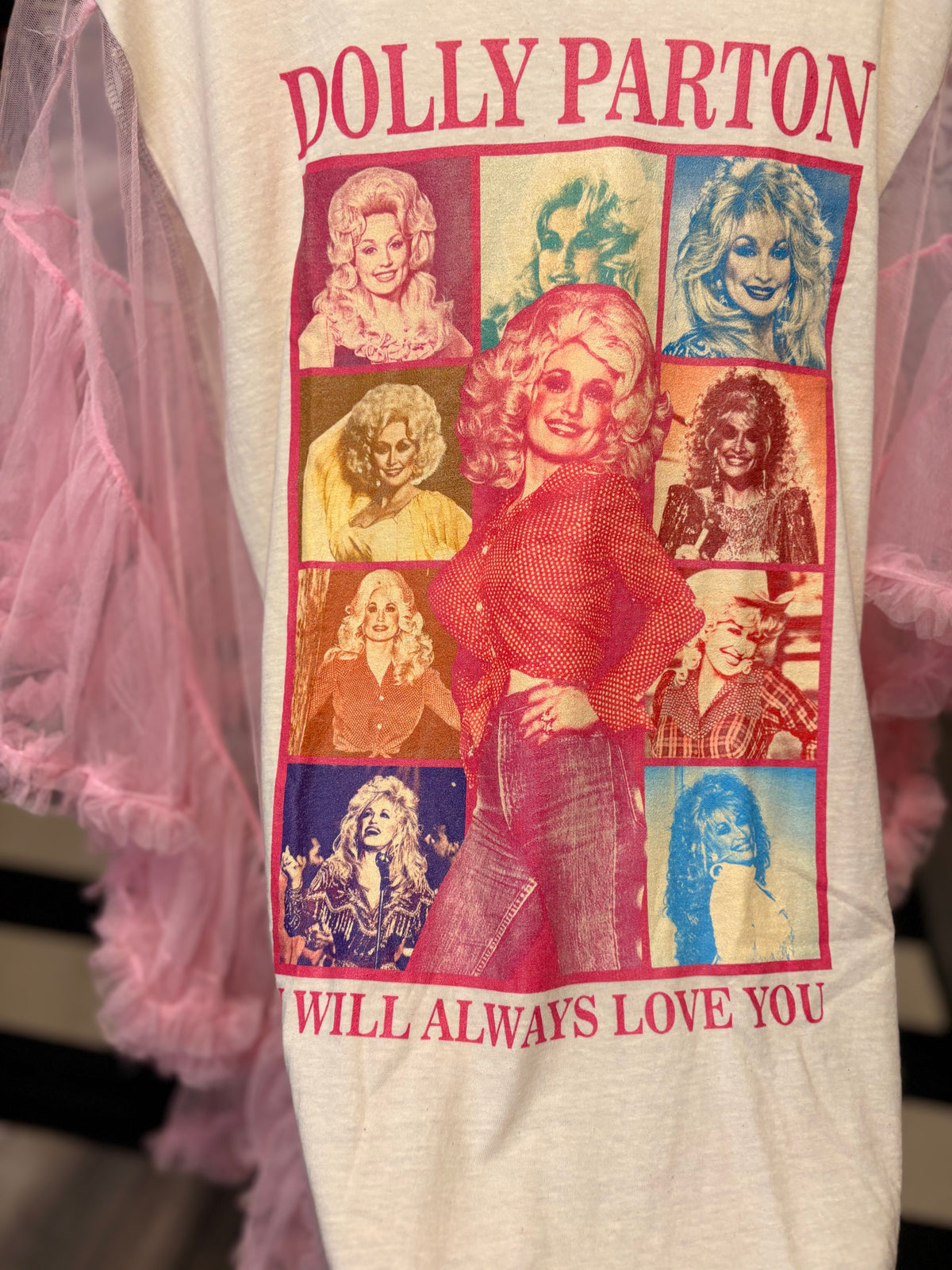 I Will Always Love You Rockstar Tee One Size Fits Small to 3X