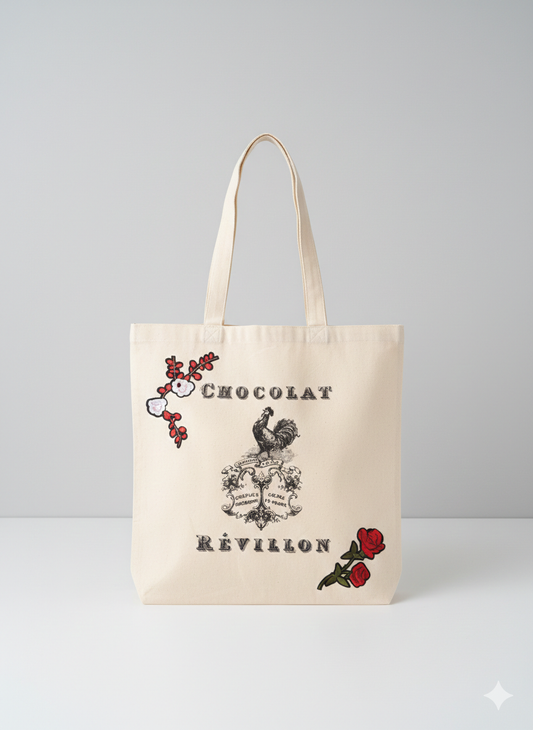 Flowers and Chocolat Junk Tote