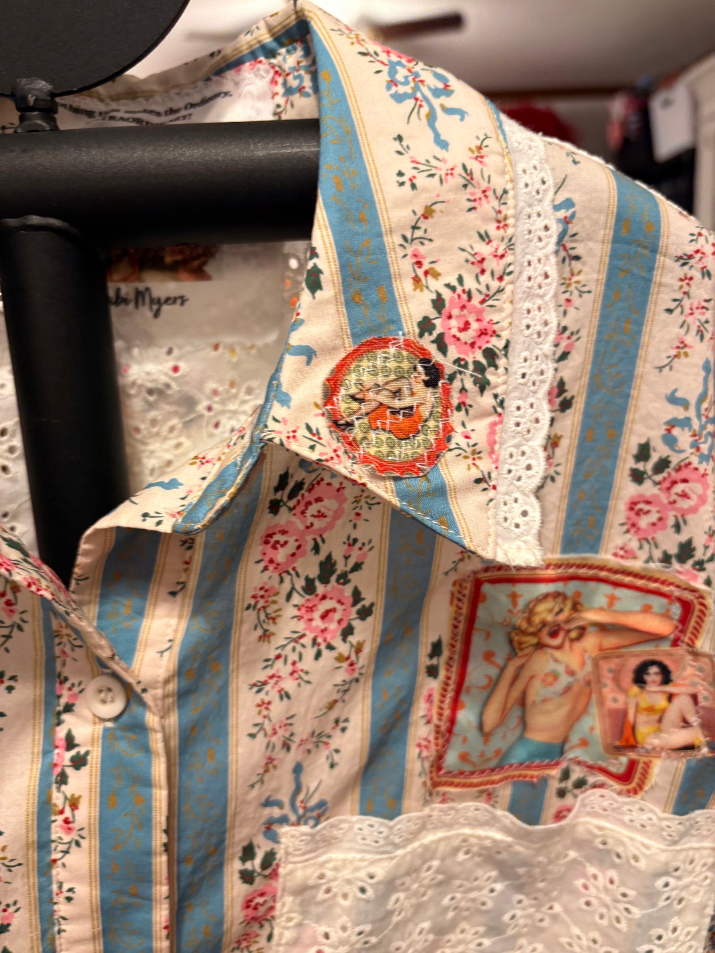 Pin Up Prairie Top One Size Fits a Small to XL