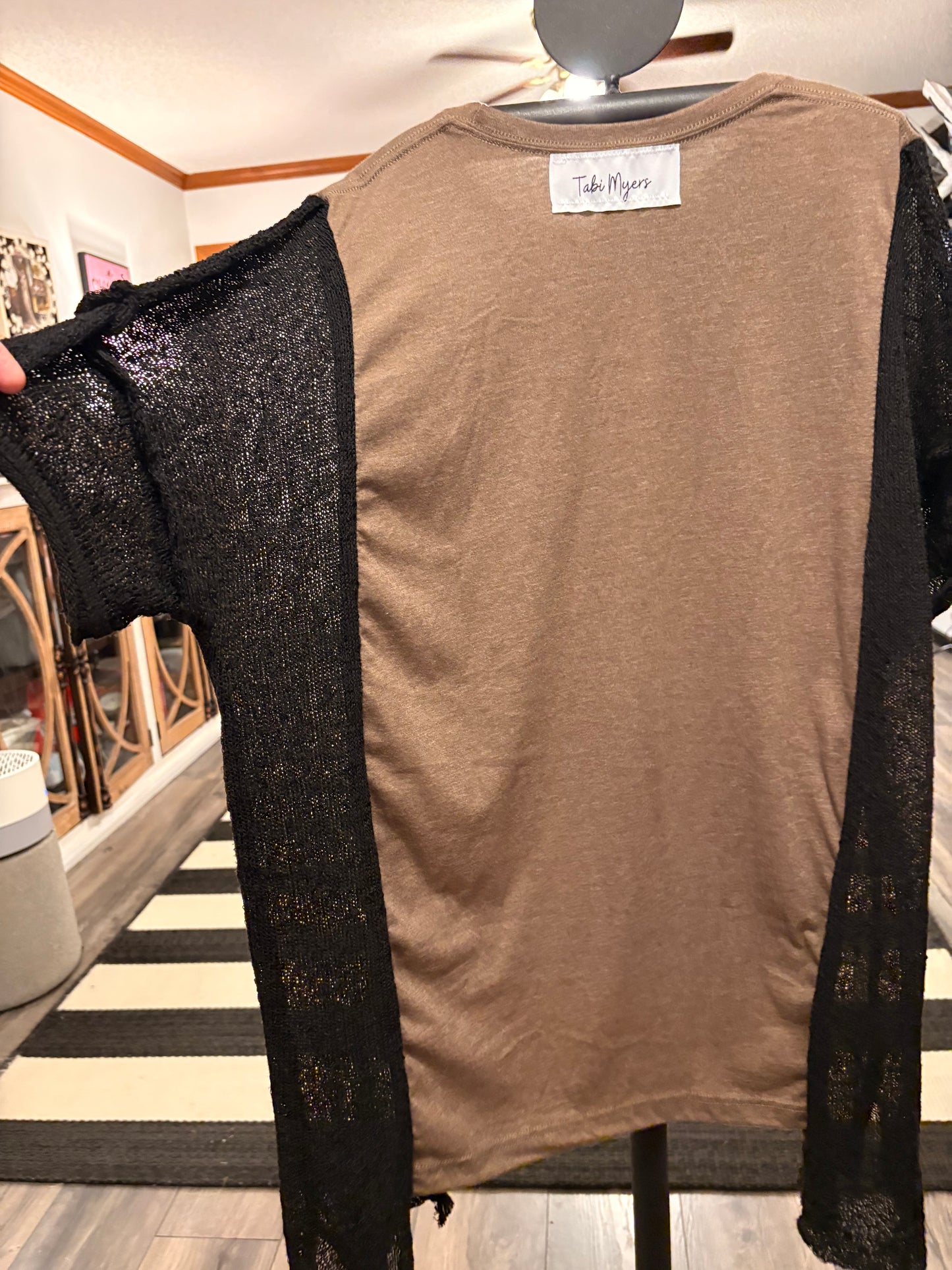 Let It Be Mesh Sweater Tee One size fit Small to XXL