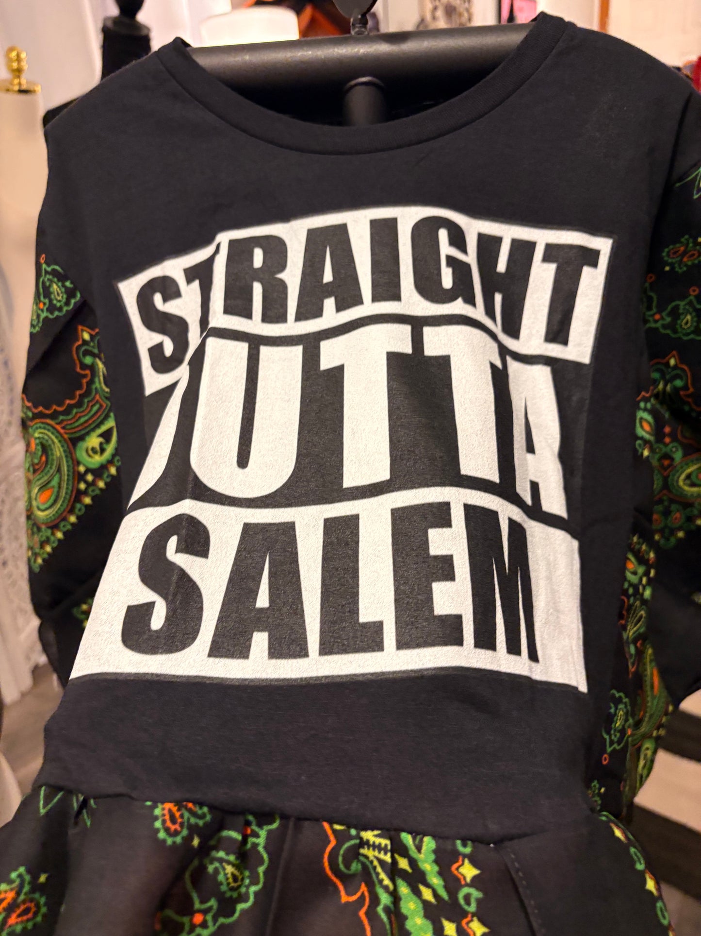 Straight Outta Salem Bandana Poncho One Size Fits a Small to XXL