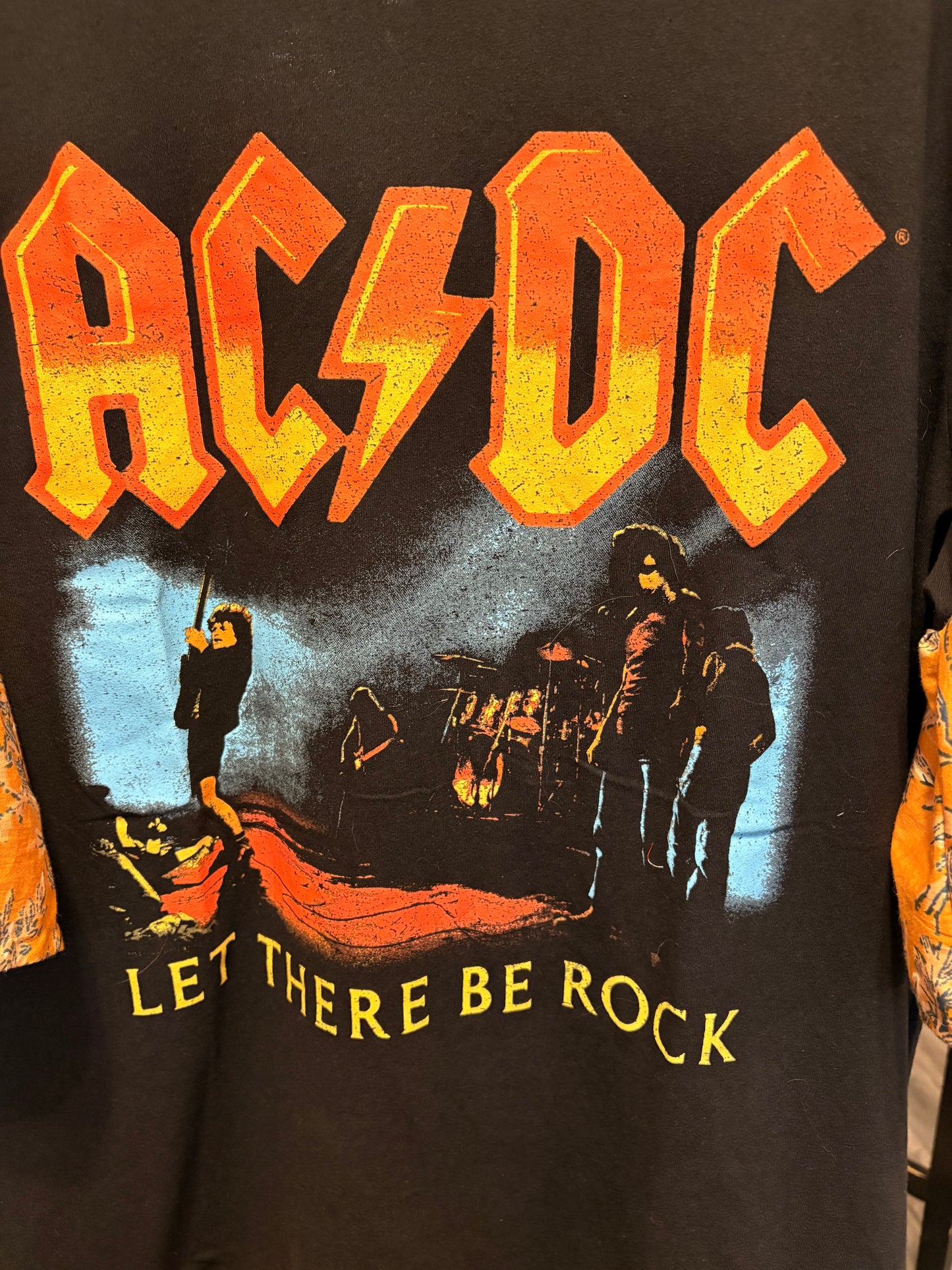 Let There Be Rock Ruffled Rockstar Dress One Size Fits a Small to XL Oversized