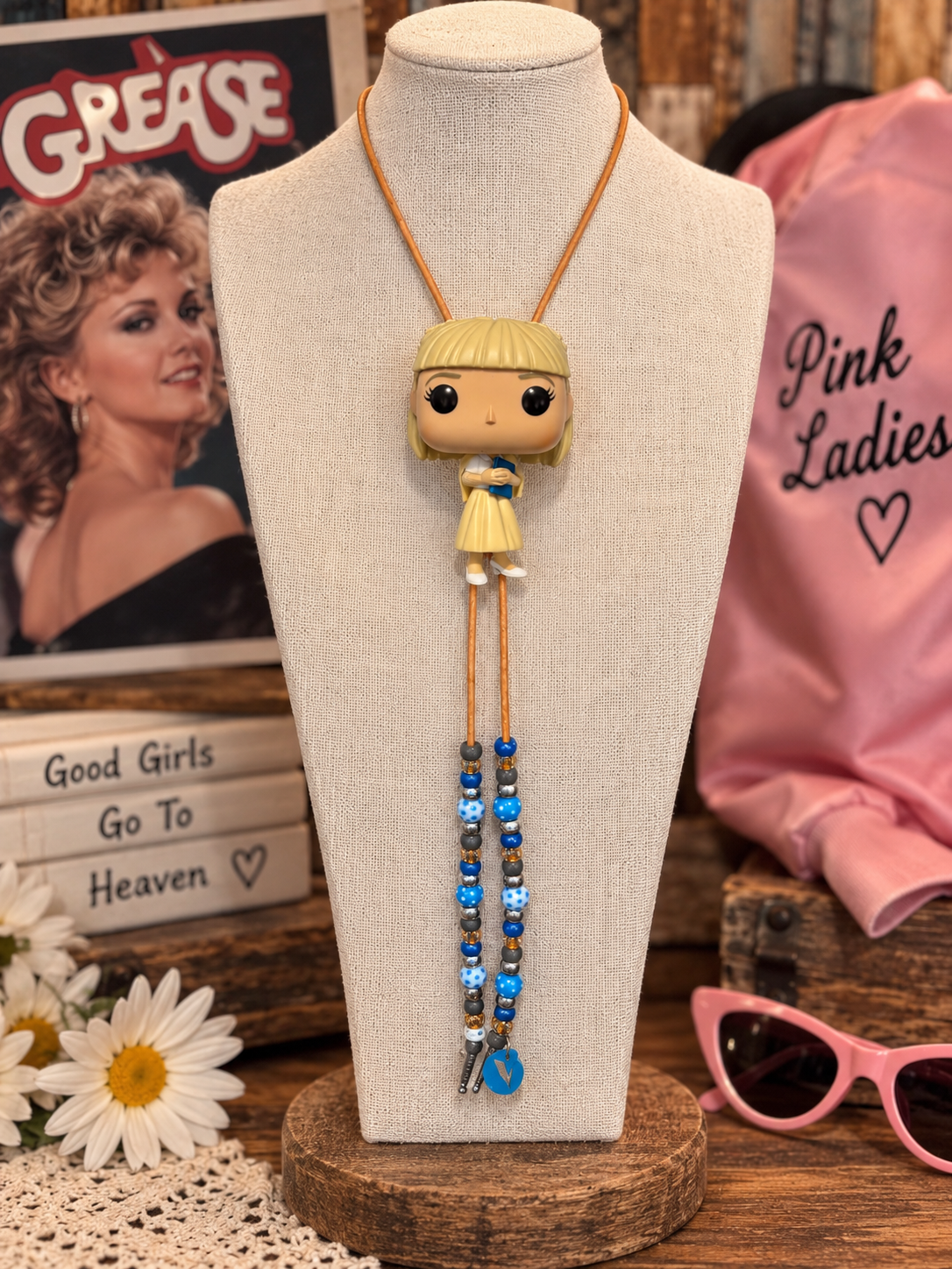 Hopelessly Devoted Handmade Bolo Necklace