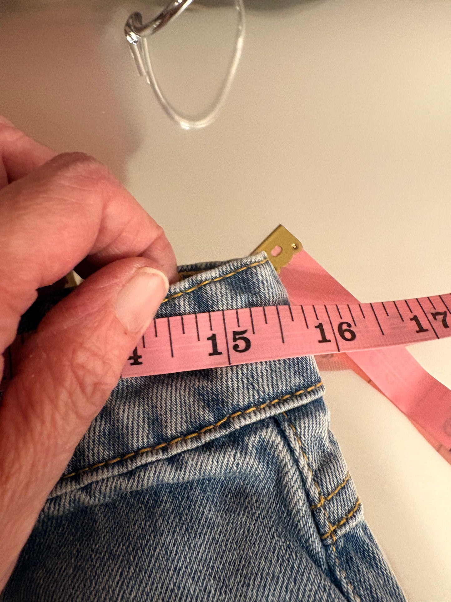 Millie Refashioned Junk Jean Cargo Pants Size Large 10/12