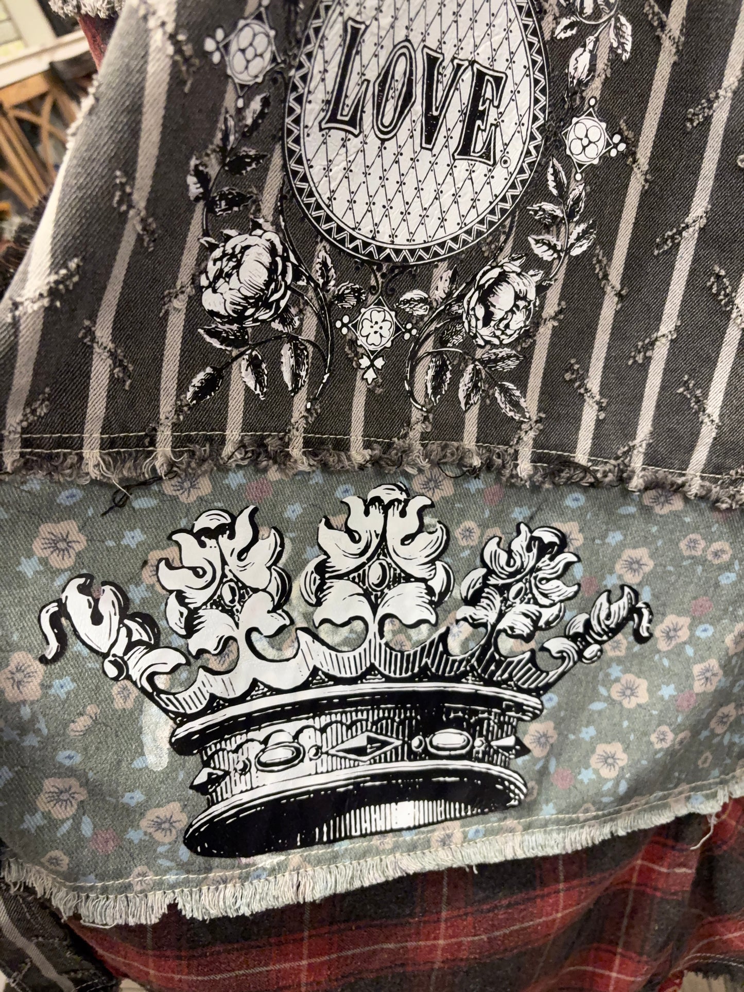 Just Be You Refashioned “Junk” Duster One Size Fits a Small to XL