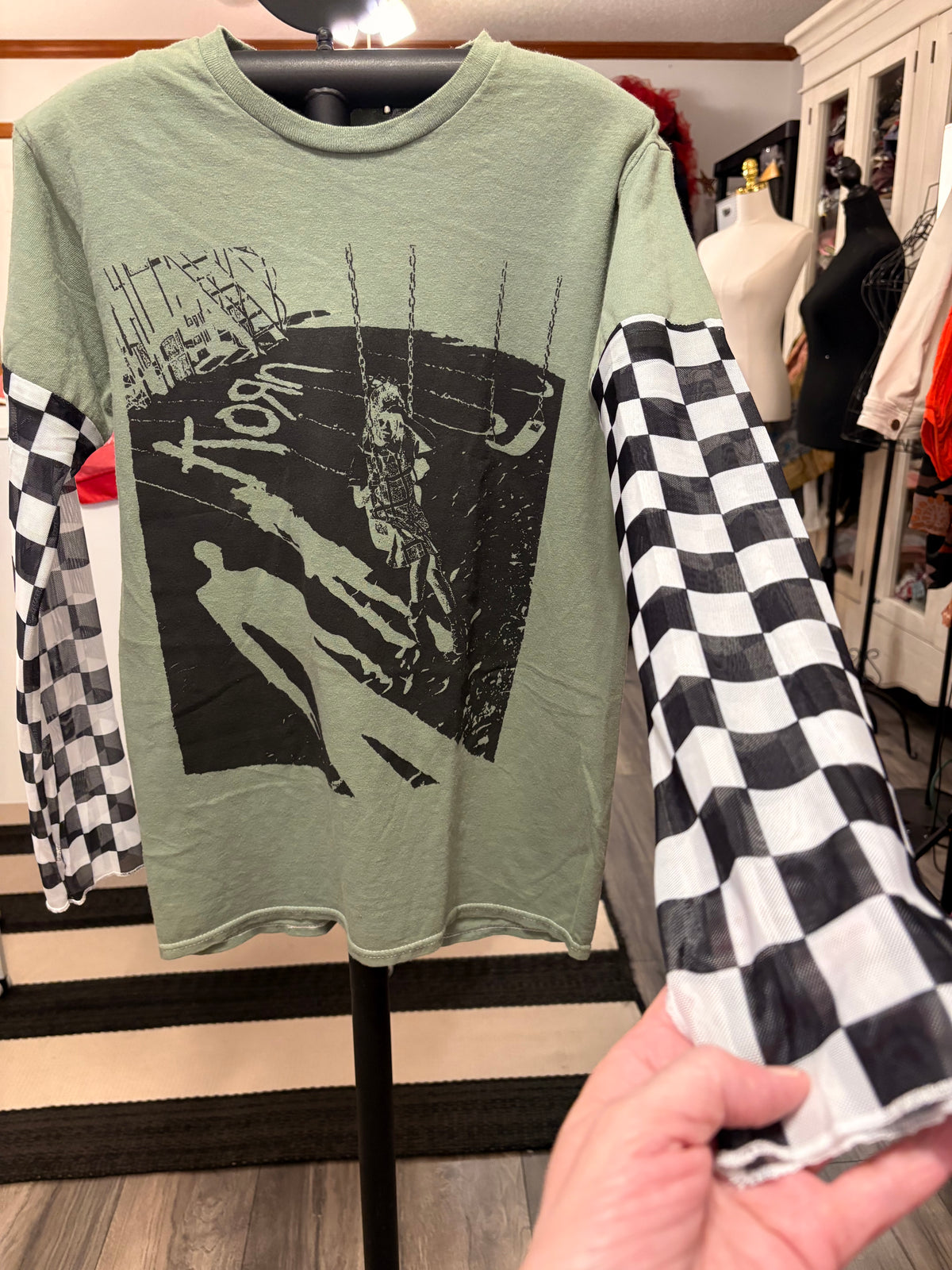 Blind Upcycled Tee One Size Fits a Small/Medium