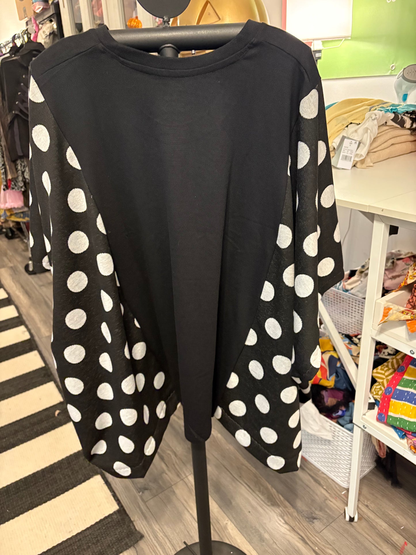 King of Halloween Upcycled Drop-Sleeve Tee Dress One Size Fits a Small to 4X