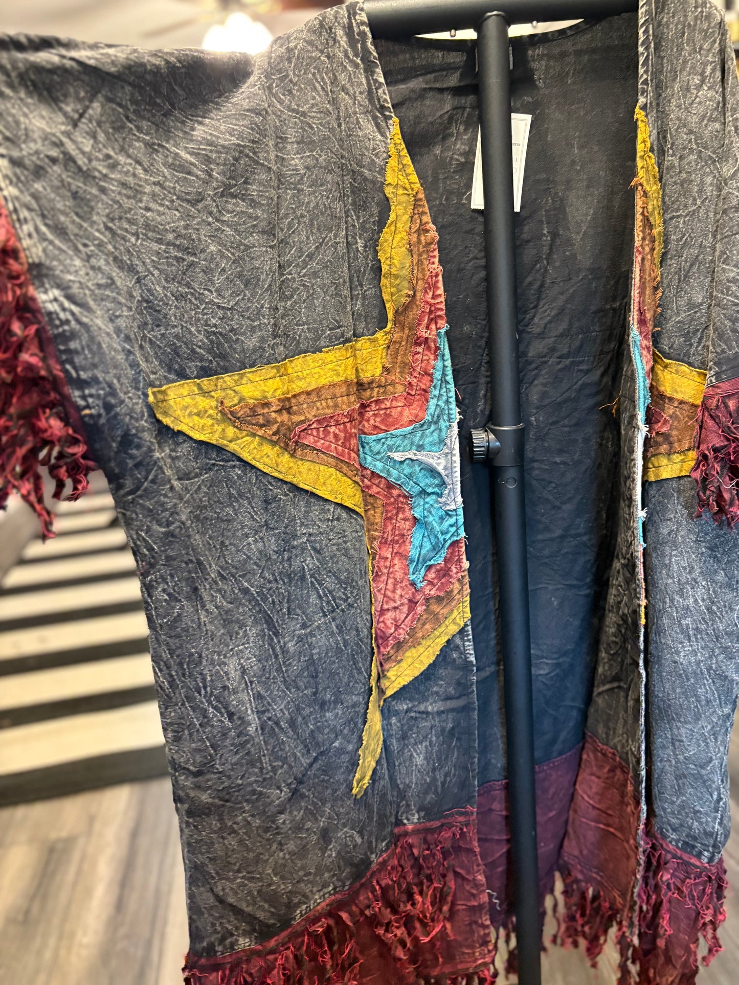 Rhea Cotton Fringe Duster