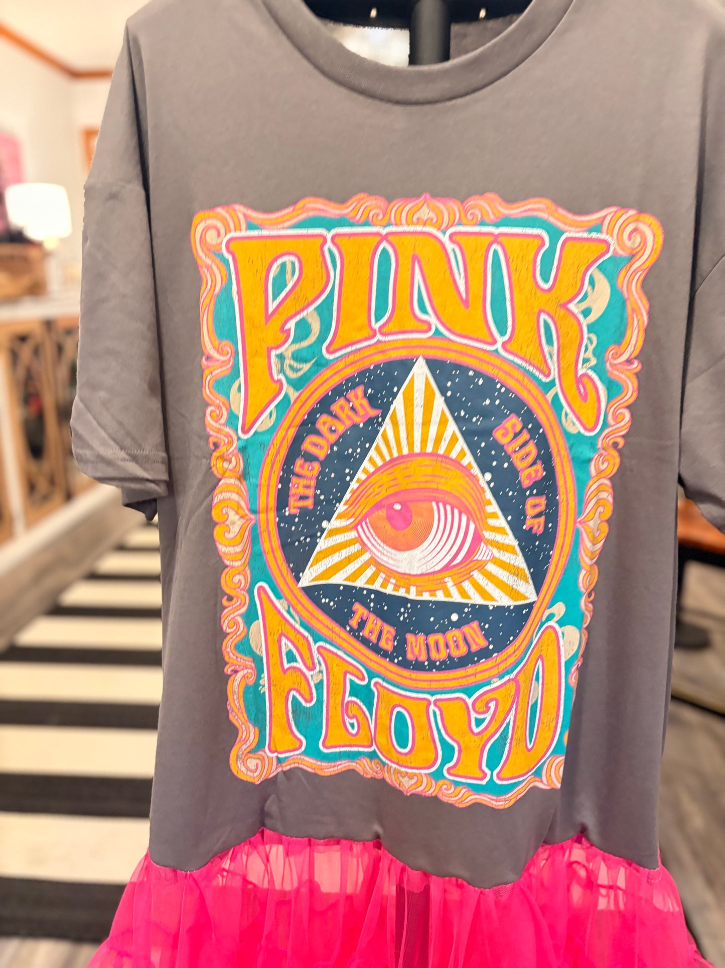 Pink Floyd Upcycled Rockstar Dress One Size Fits a Small to XL