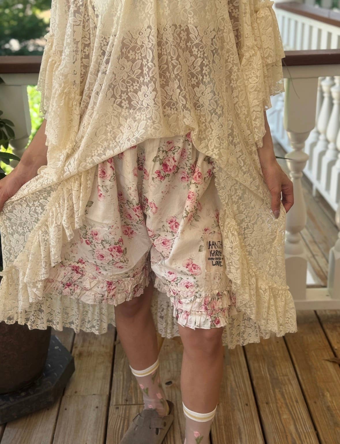 Rosalie vintage rose cotton bloomers