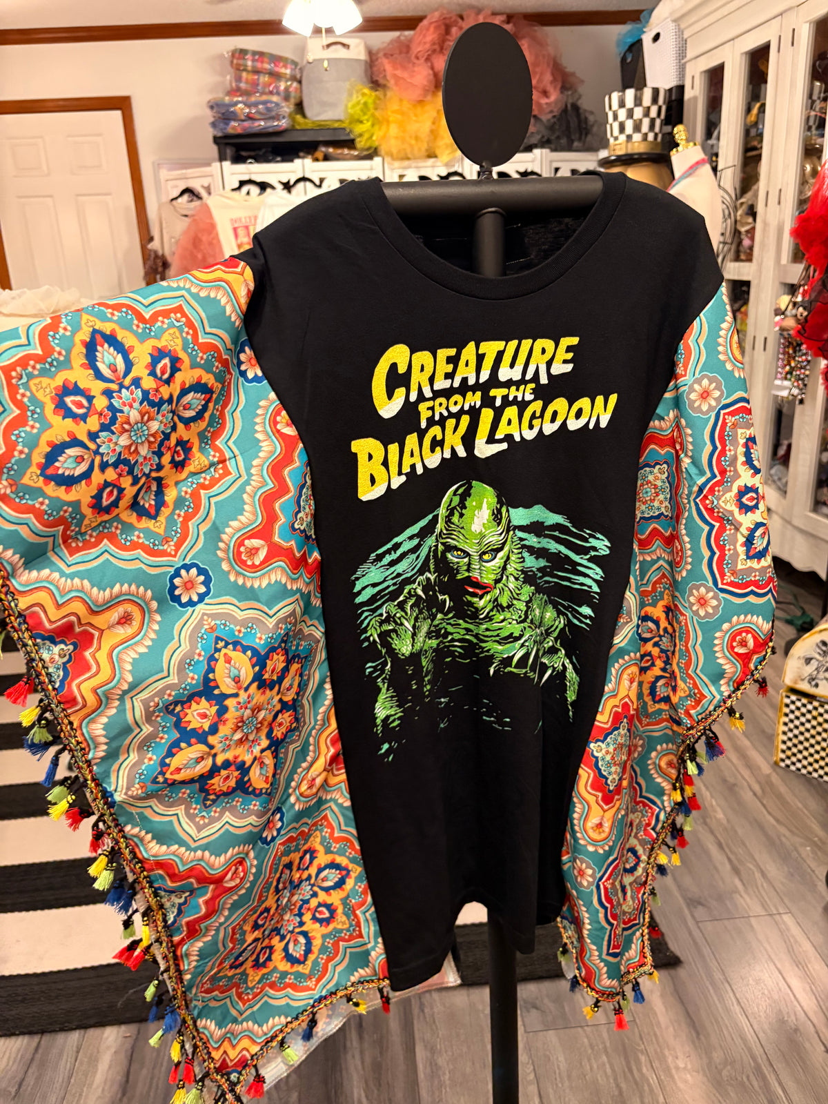 Black Lagoon Poncho One Size Fits Small to 3X