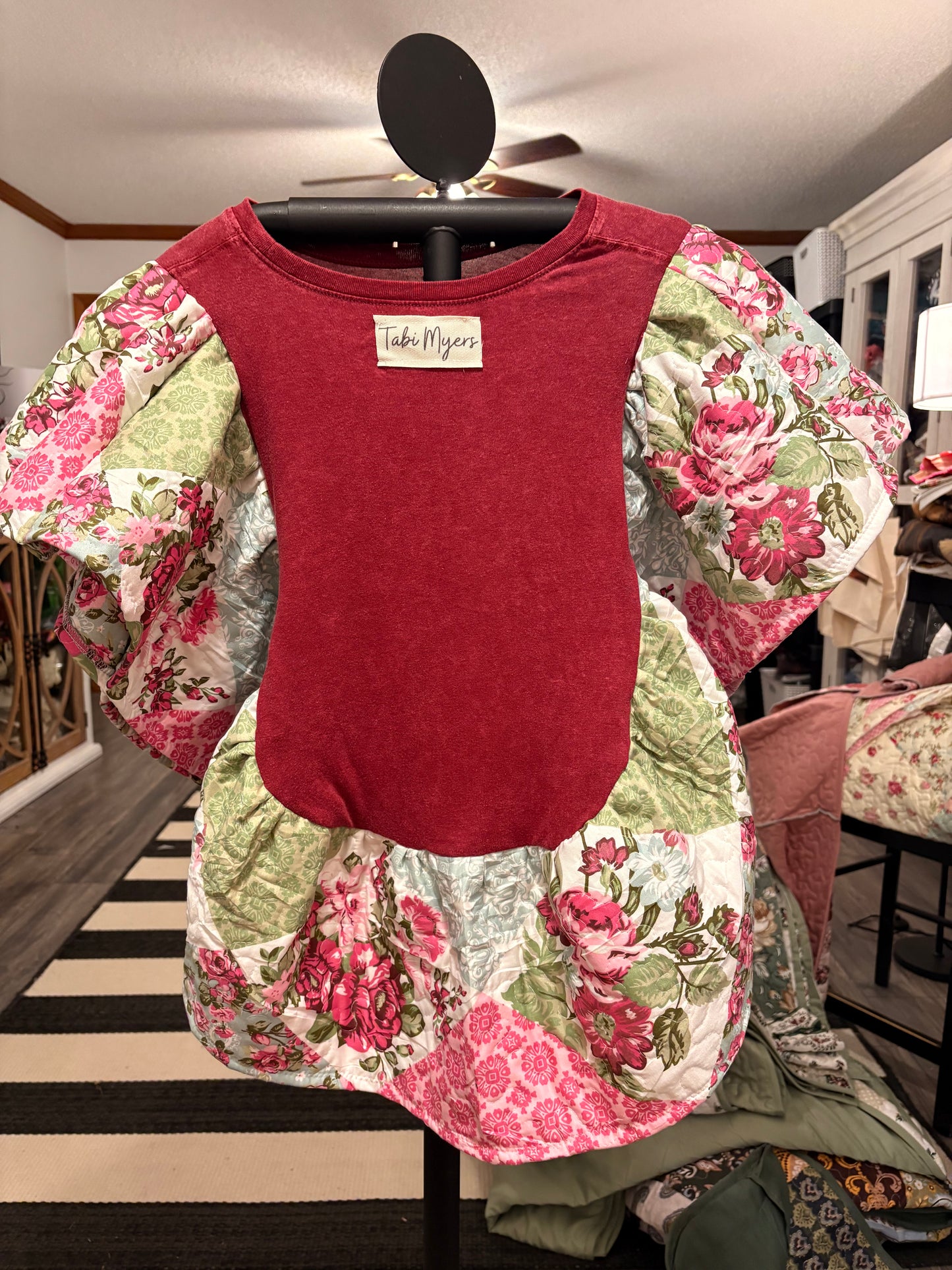 AC/DC Quilted Rock Angel Poncho One Size Fits an XS to Large (0-10) Oversized