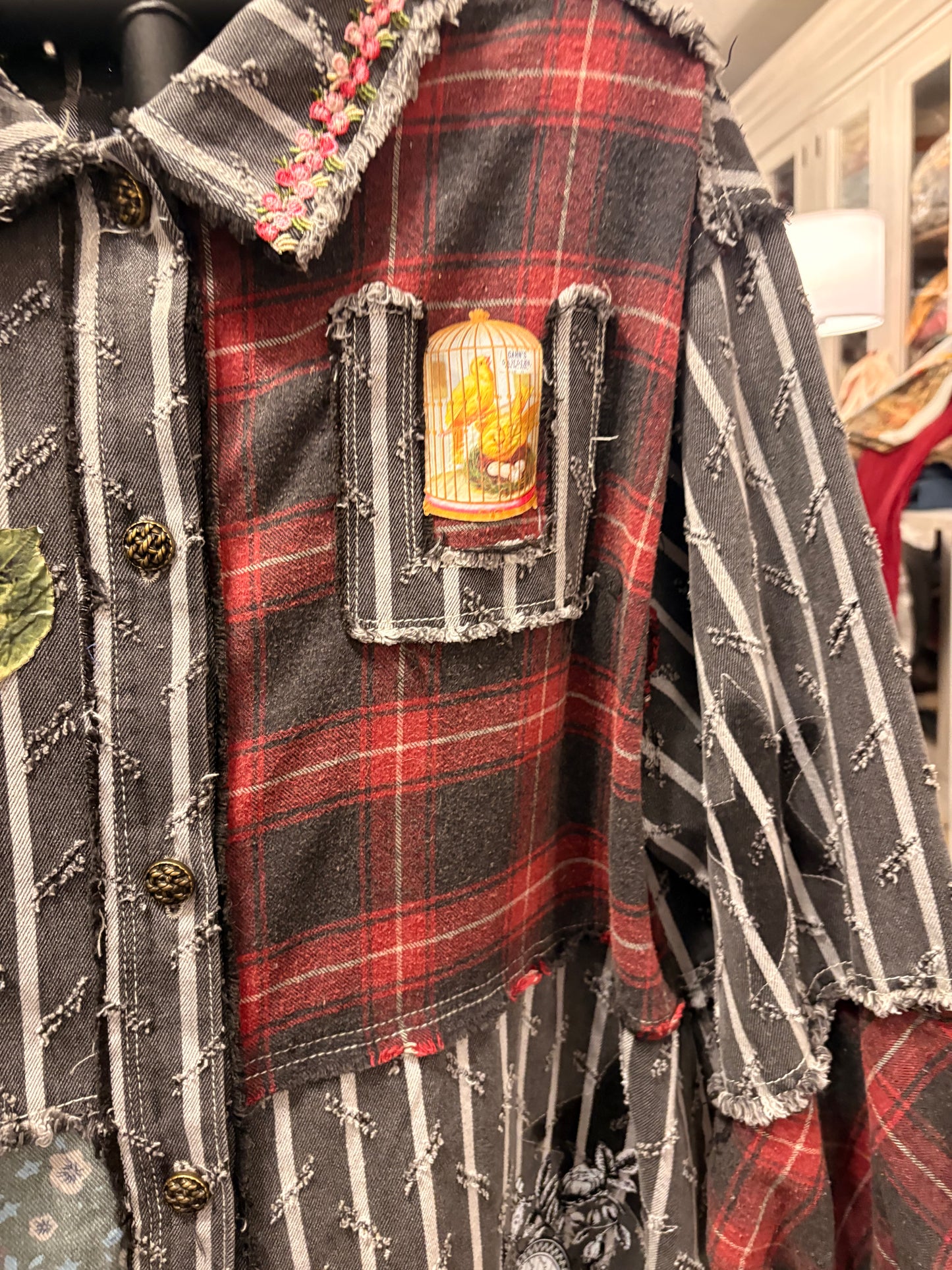 Just Be You Refashioned “Junk” Duster One Size Fits a Small to XL