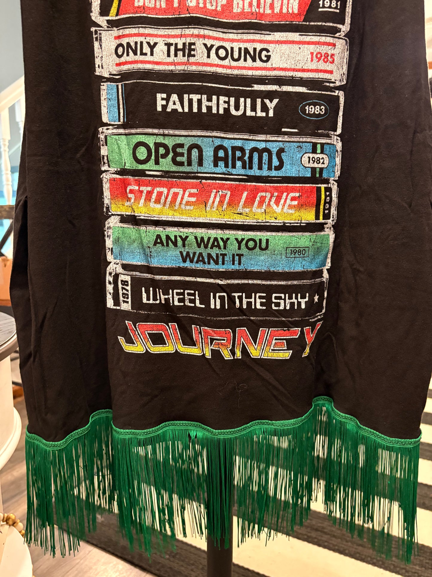 Faithfully Fringe Tee One Size Fits Small to XXL