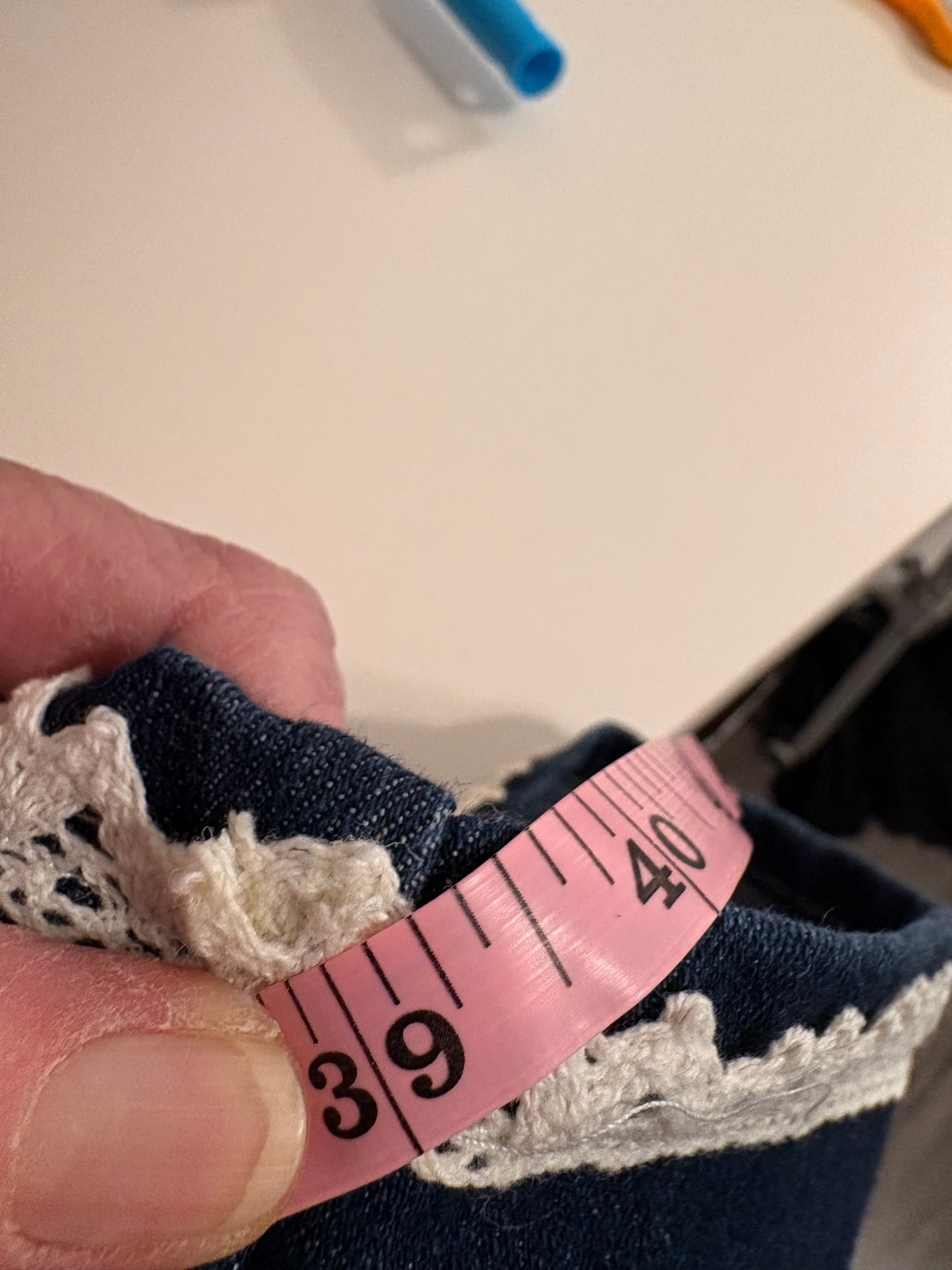 Lady in Blue “Junk” Jeans Size 16