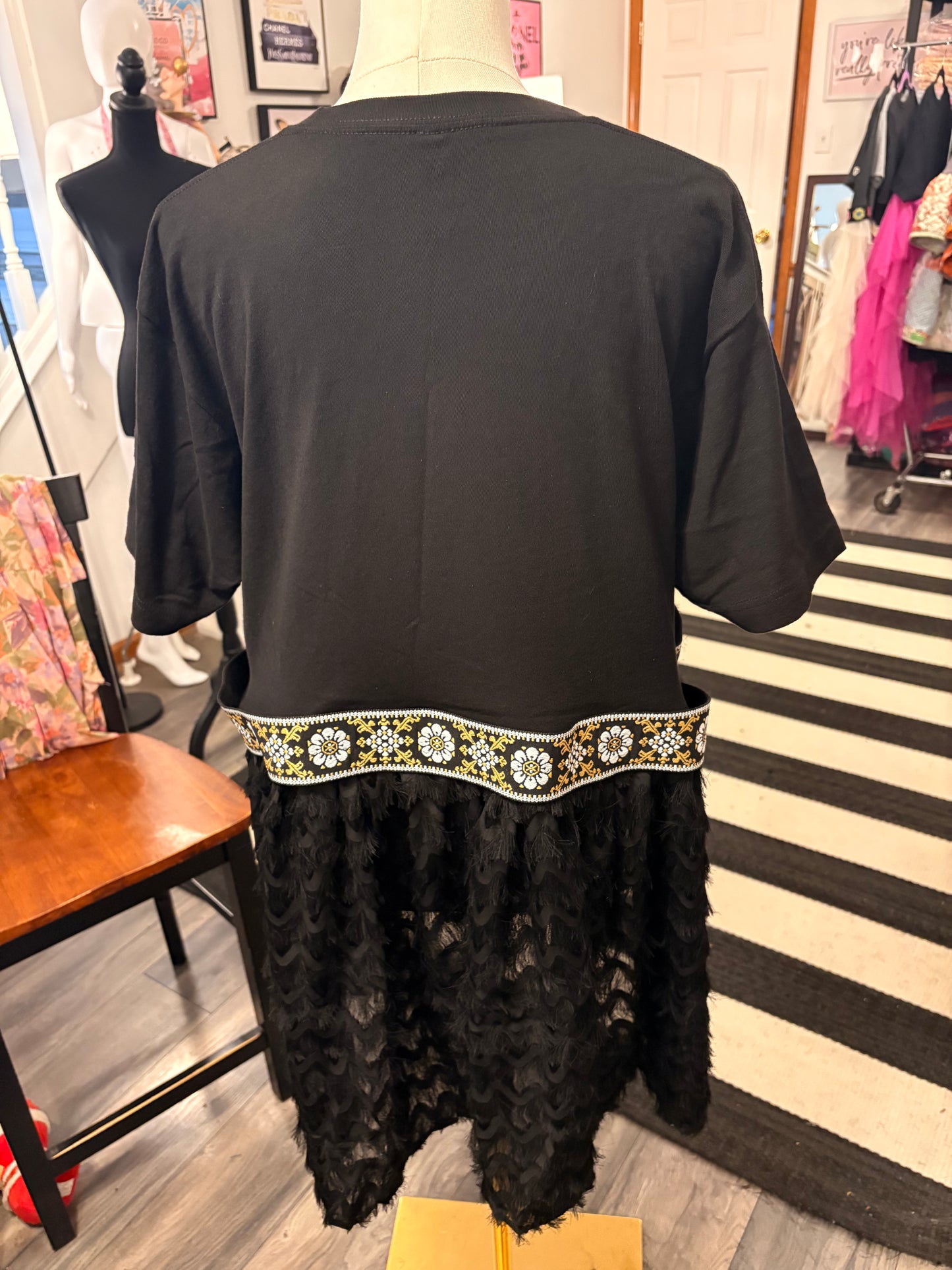 The King of Rock Upcycled Rockstar Fairytale Dress One Size Fits a Small to XLarge Oversized!