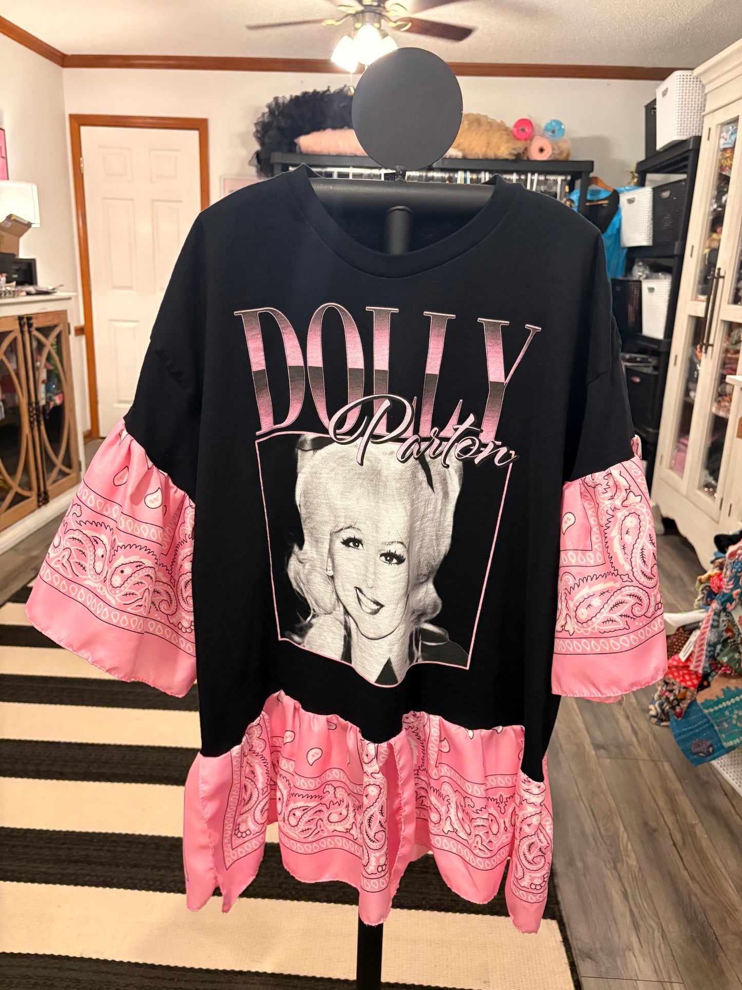 Young Dolly Bandana Baby Doll Tee Fits a Small to 2X (Copy)