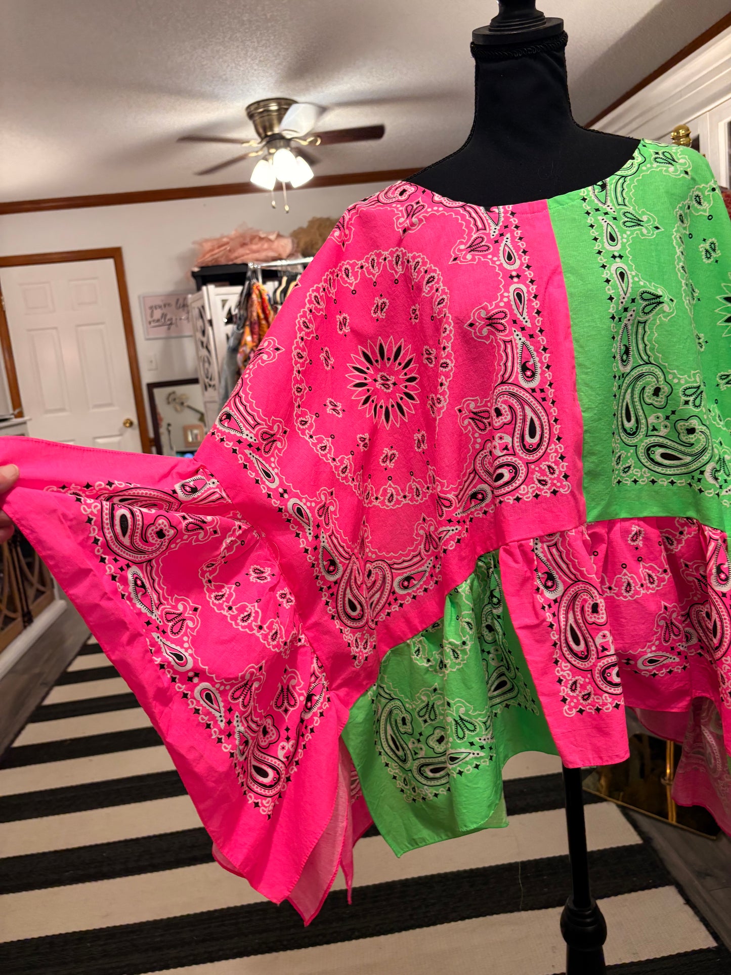 FOR LORI ONLY Bandana Top Fits a Small to 2X