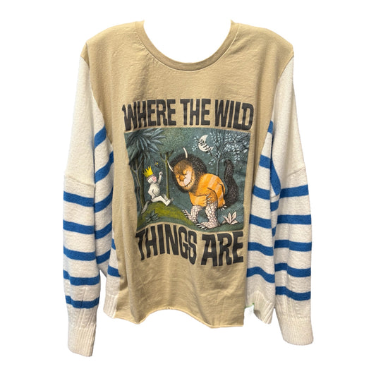 Wild Things Upcycled Drop-Sleeve Sweater One Size Fits a Small to XXL