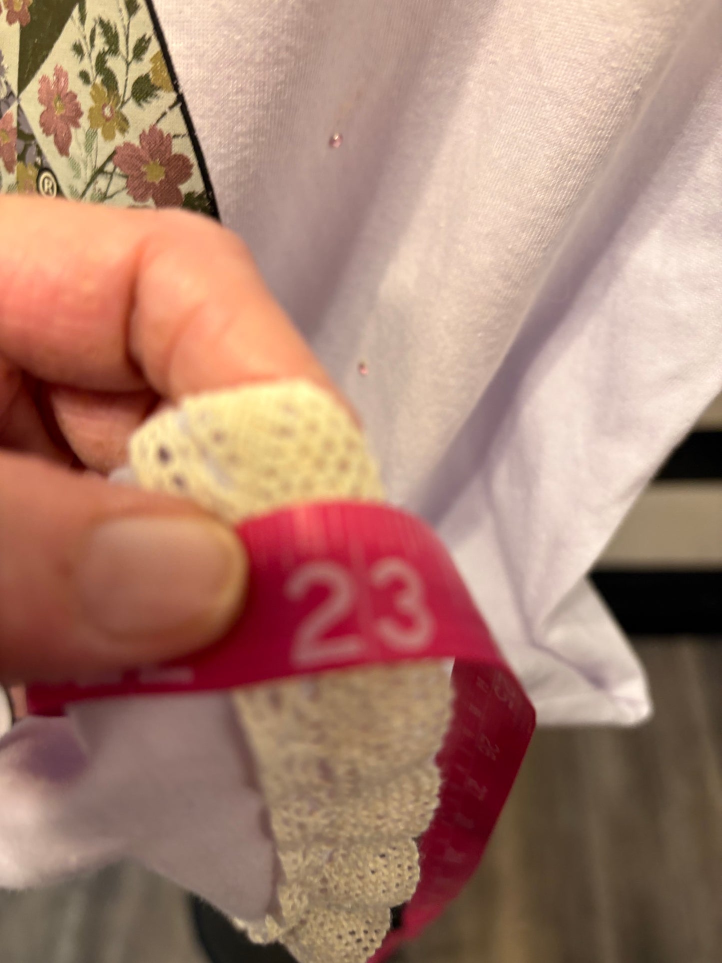 Lavender Woodstock Tee One Size Fits an XS to Medium