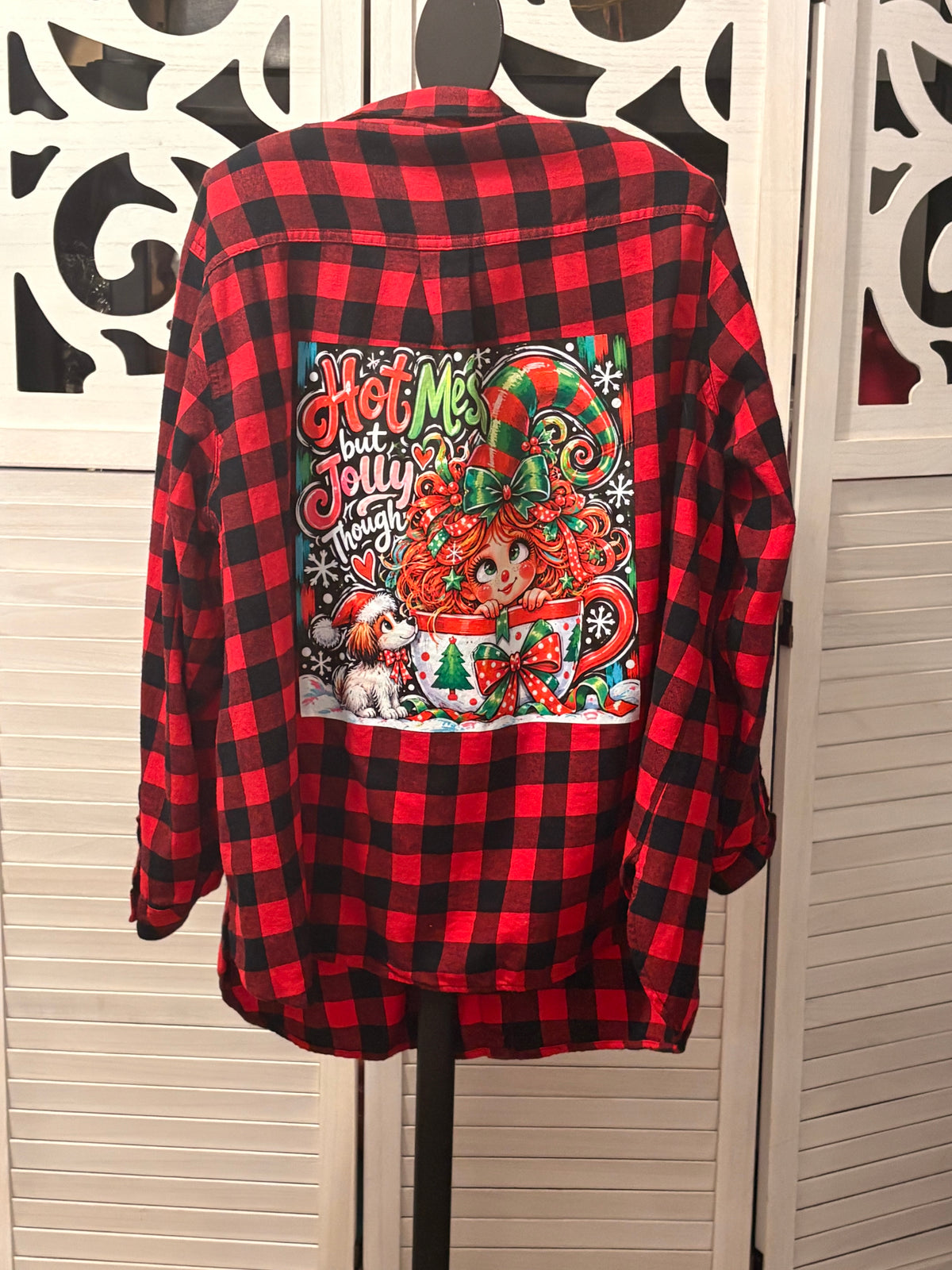 Hot Mess Flannel XXL