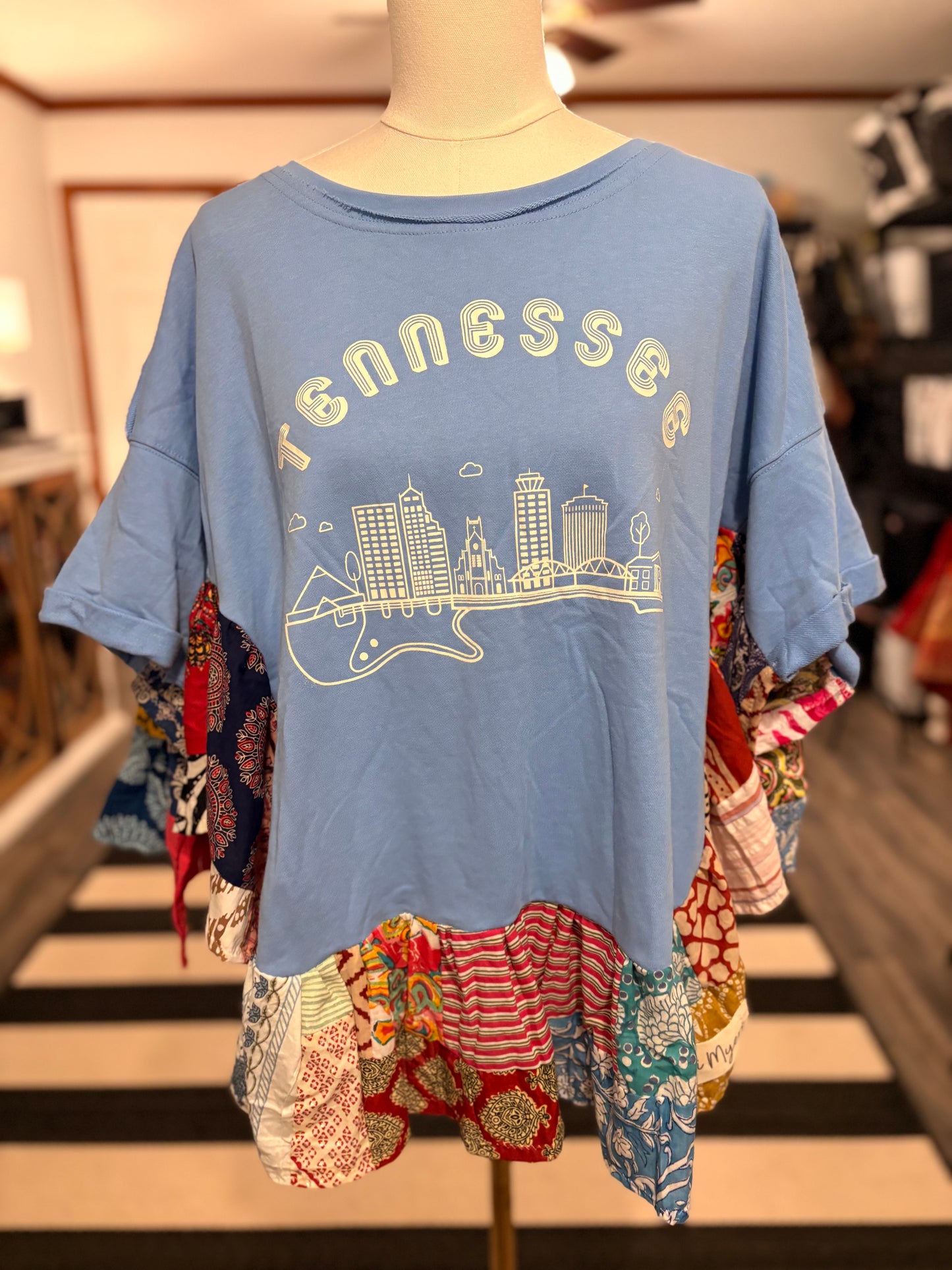 Tennessee Angel Poncho One Size Fits a Small to XL