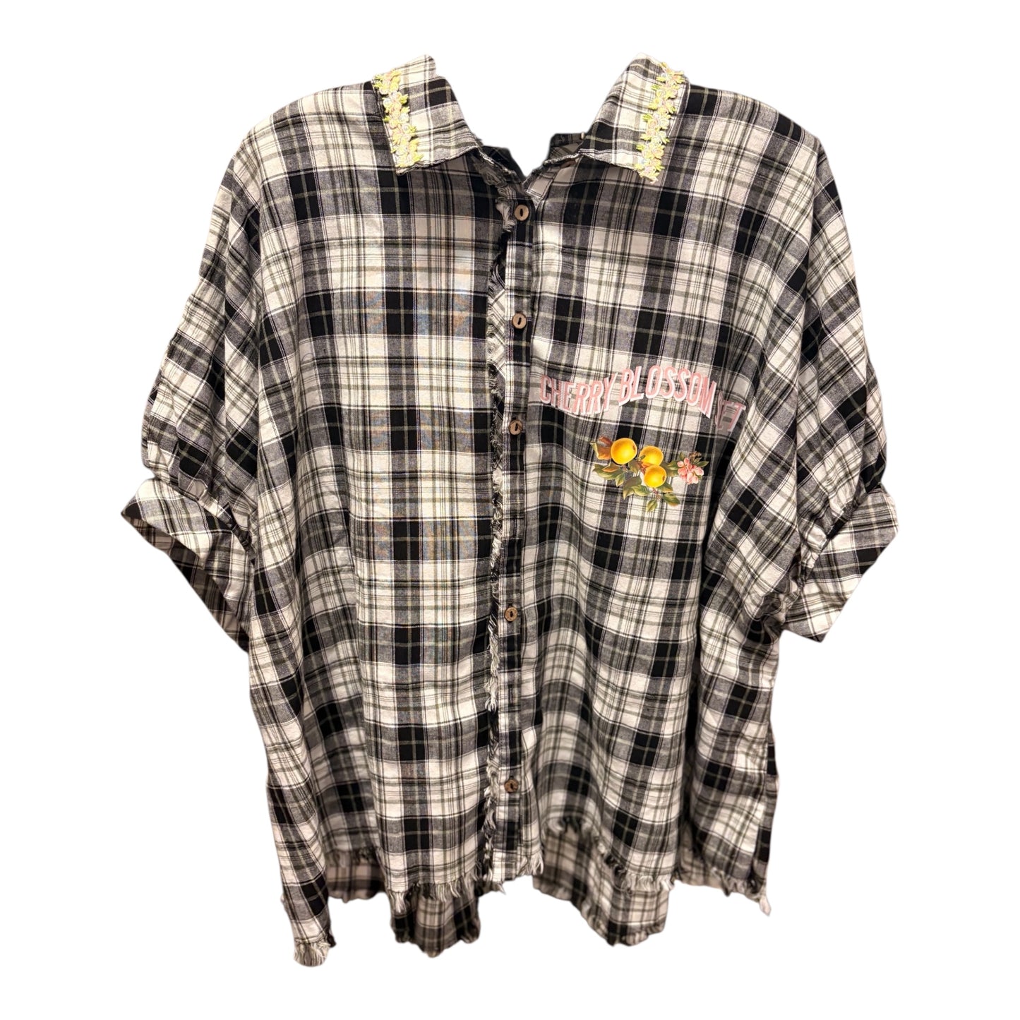 Cherry Blossom “Junk” Top One Size Fits a Small to XXL