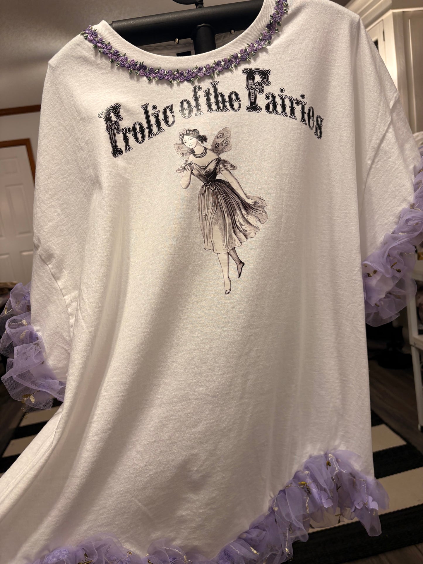 Frolic of the Fairies “Junk” Tee One Size Fits a Large to 2X Oversized