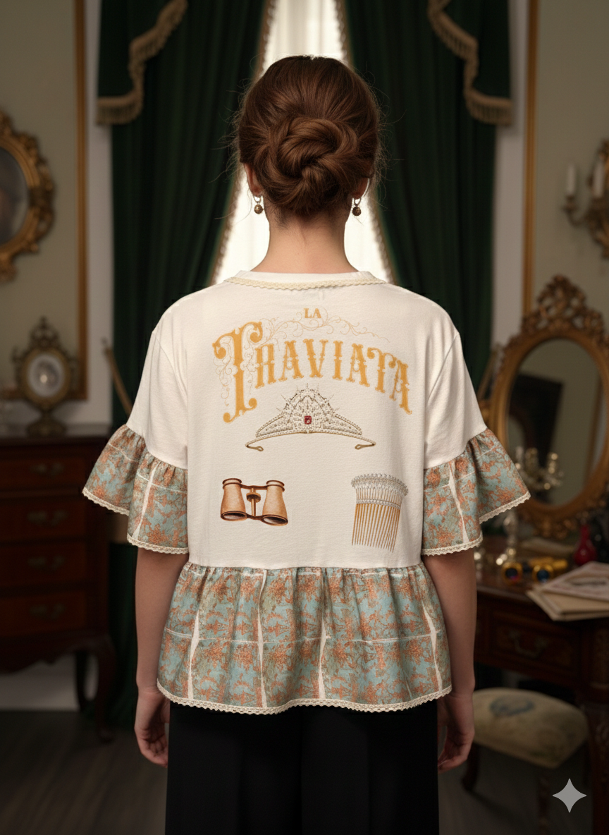 La Traviata “Junk” Tee One Size Fits an XS to Large