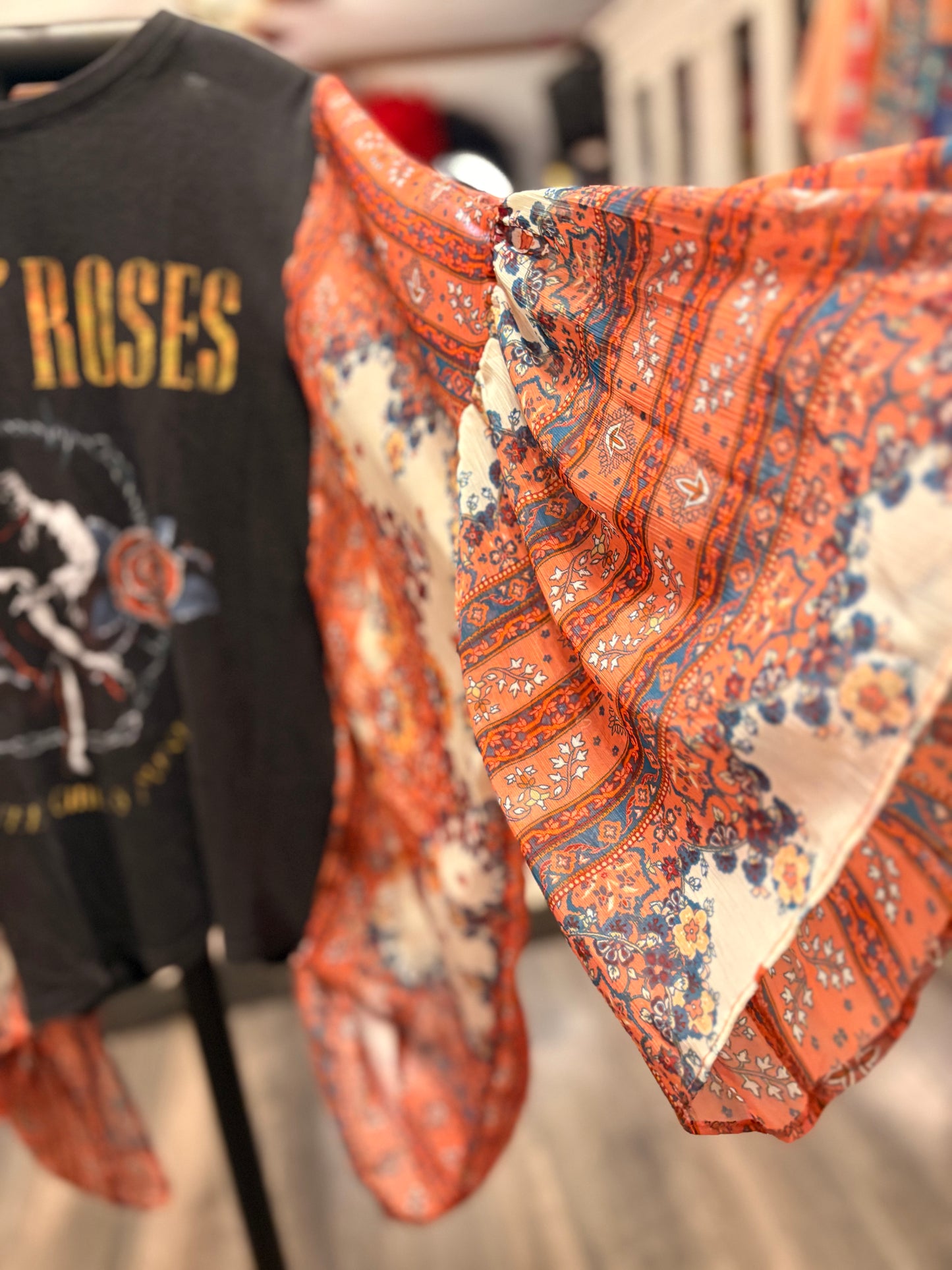 Sweet Child Upcycled Kimono Tee One Size Fits a Small to XL
