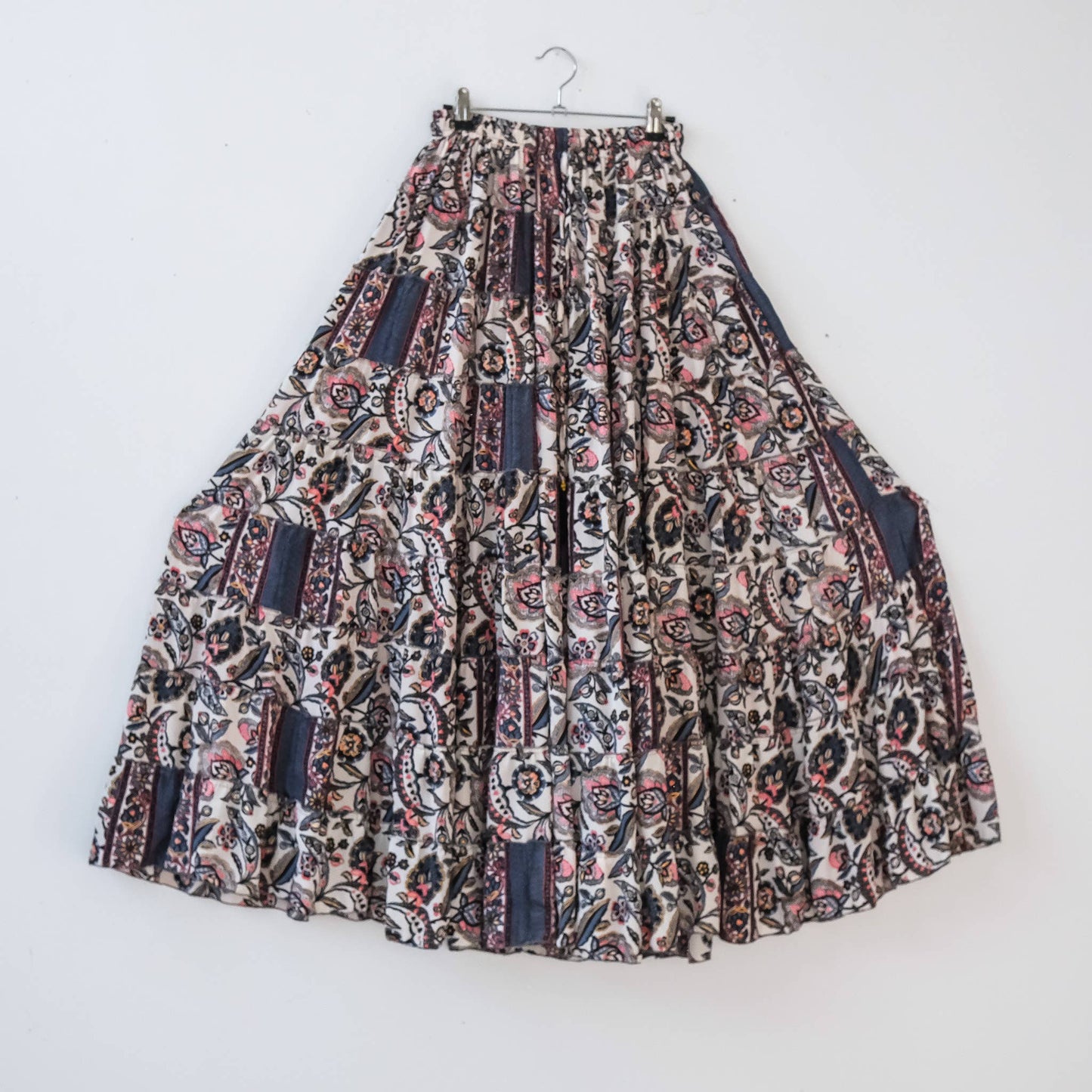 Flowy Fairycore Tiered Long Boho Skirts