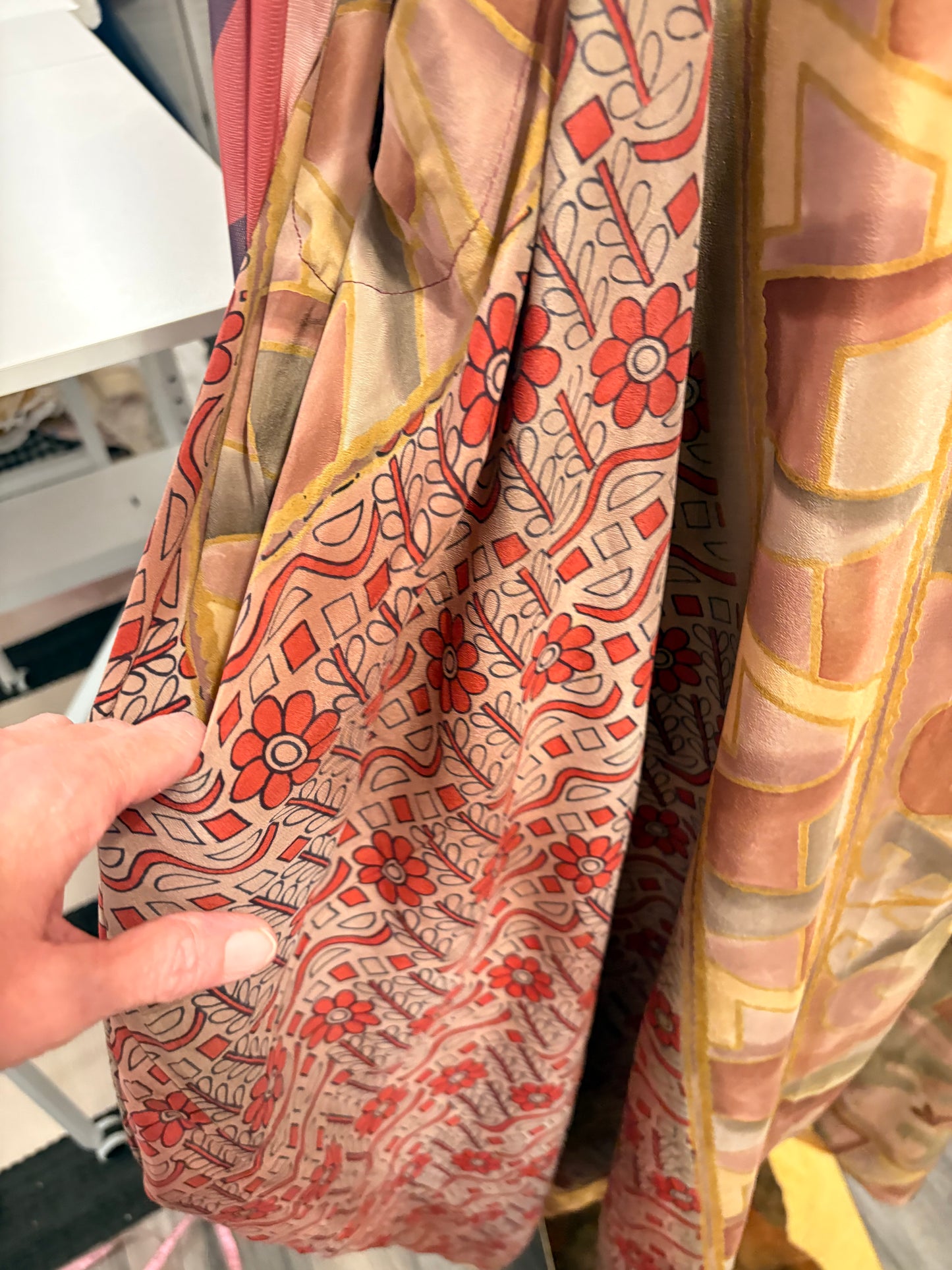 Mabel Silk Reversible Maxi Dress One Size Fits Small to 3X 2-22